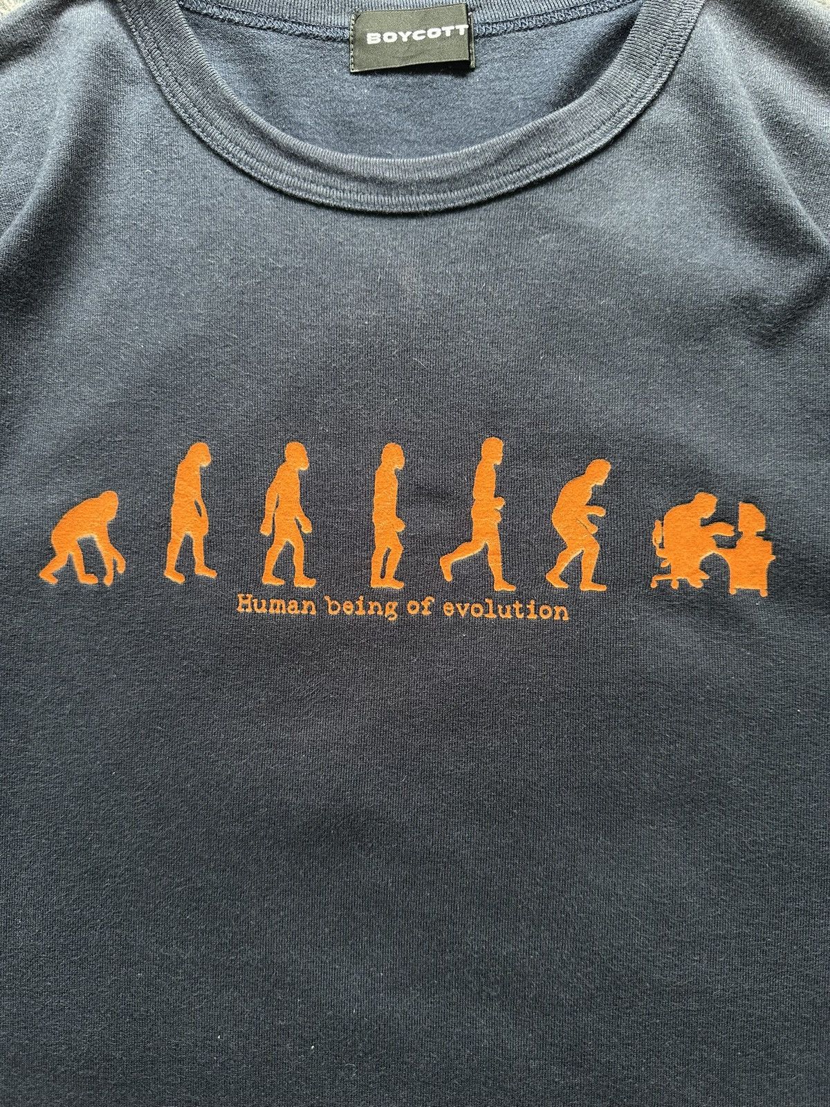 Boycott 90's Boycott '' Human being of Revolution " sun faded Size US M / EU 48-50 / 2 - 5 Thumbnail