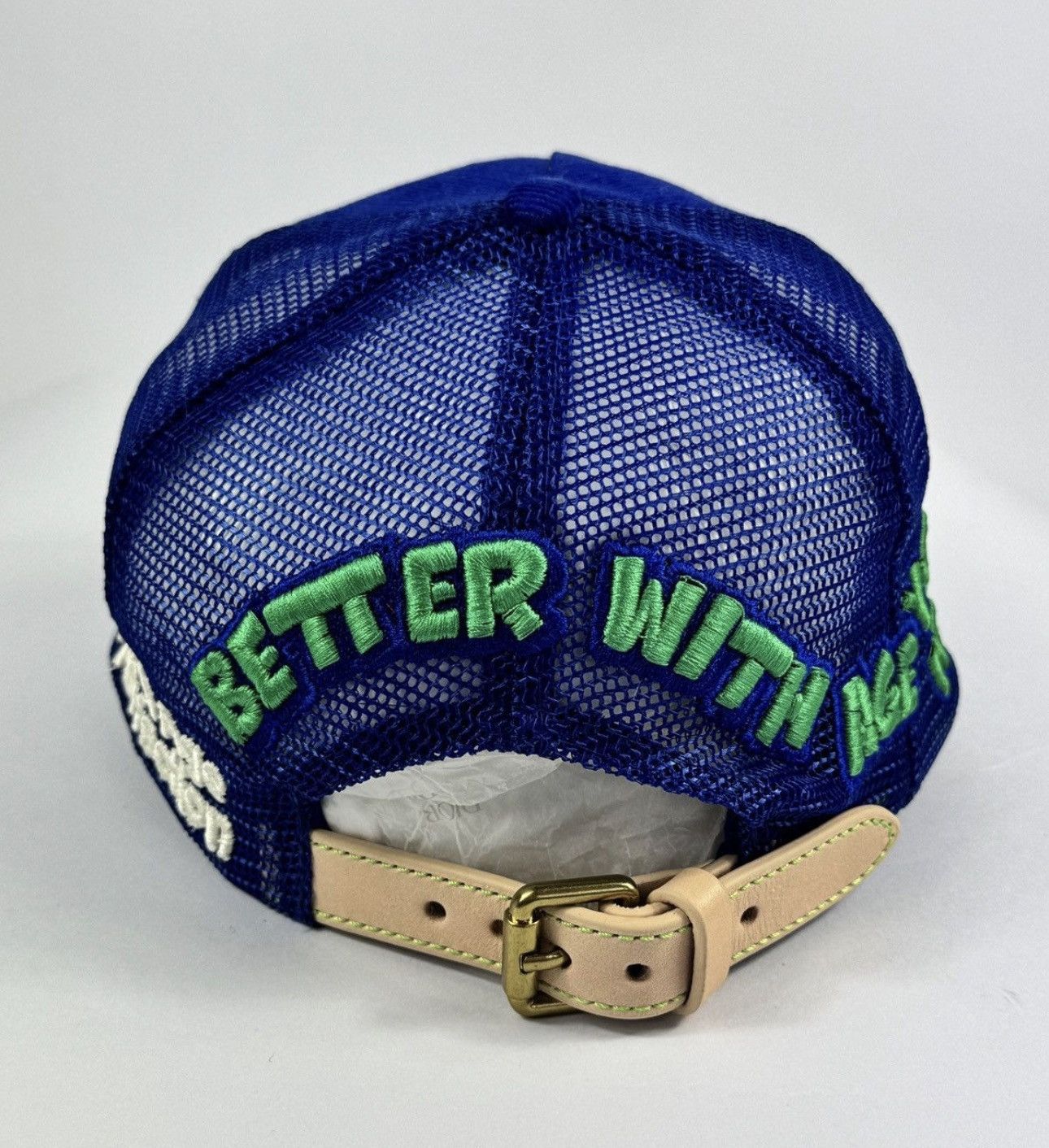 Better With Age BLUEPRINT BRAIN EMBROIDERED TRUCKER CAP Size ONE SIZE - 3 Thumbnail