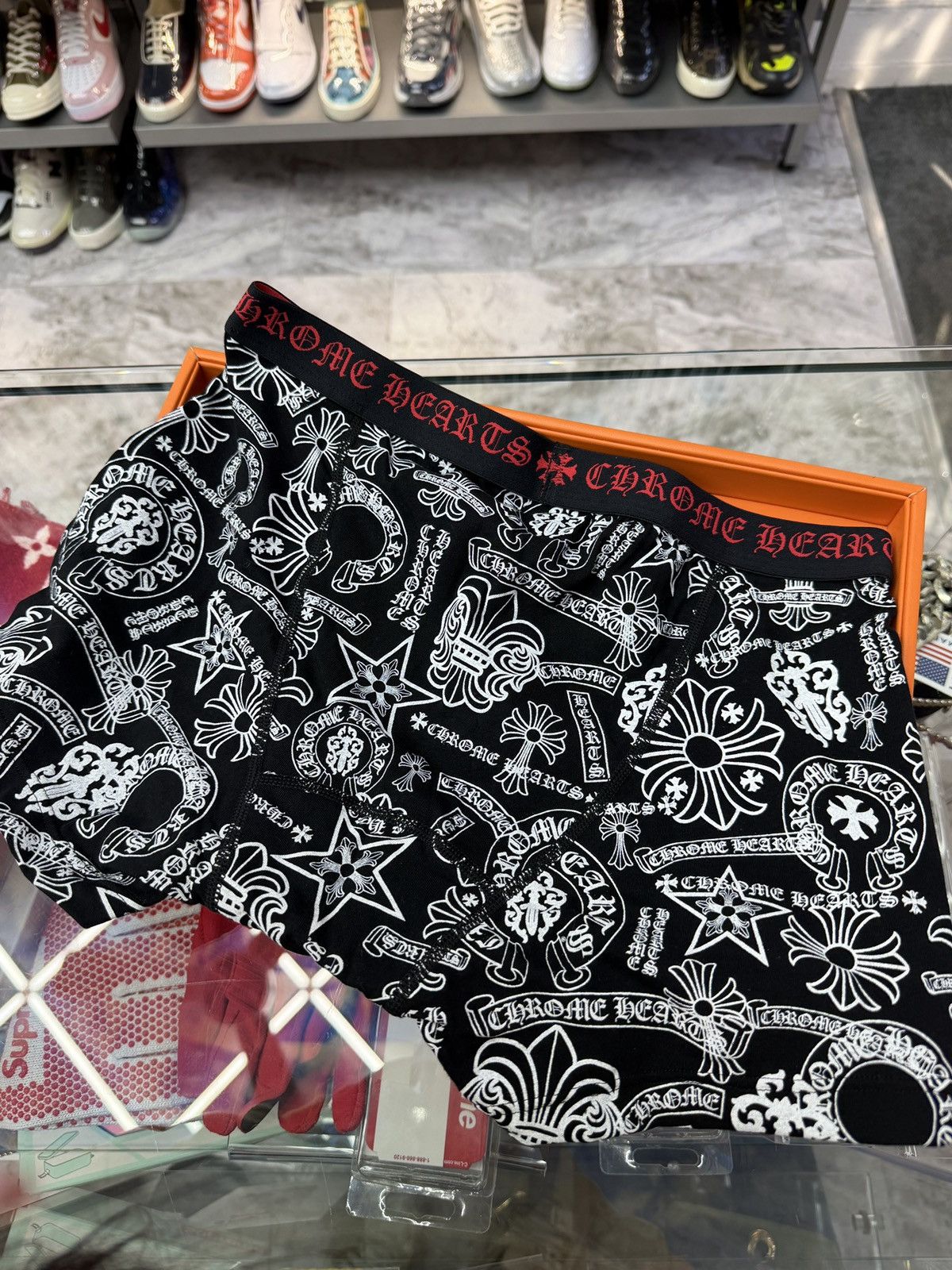 Chrome Hearts Chrome Hearts Black Short Boxer Size US L / EU 52-54 / 3 - 2 Thumbnail