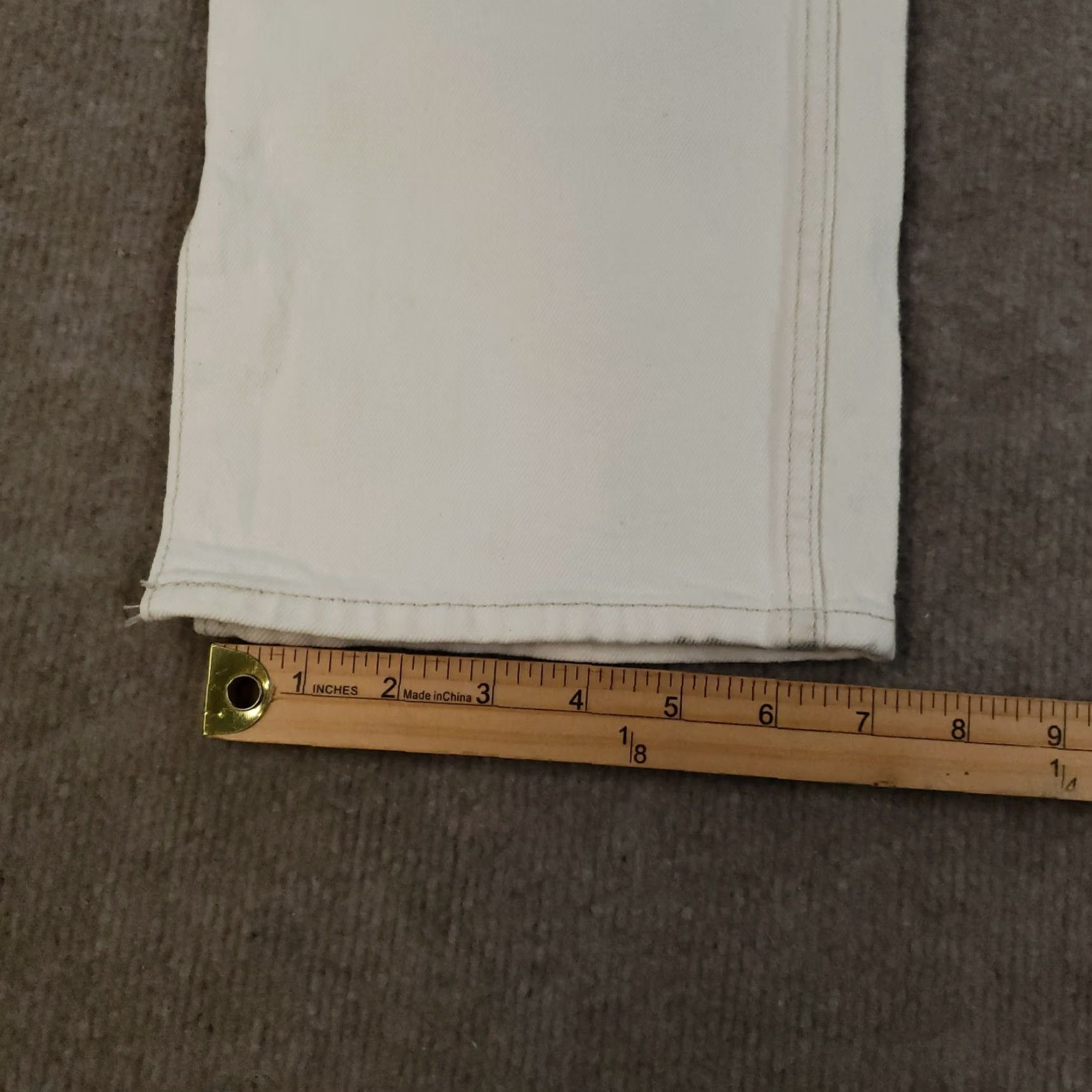 Abercrombie & Fitch Abercrombie & Fitch Jeans Women 10 Beige 90s Straight High Rise Denim 5-Pocket Size 32" / US 10 / IT 46 - 4 Thumbnail