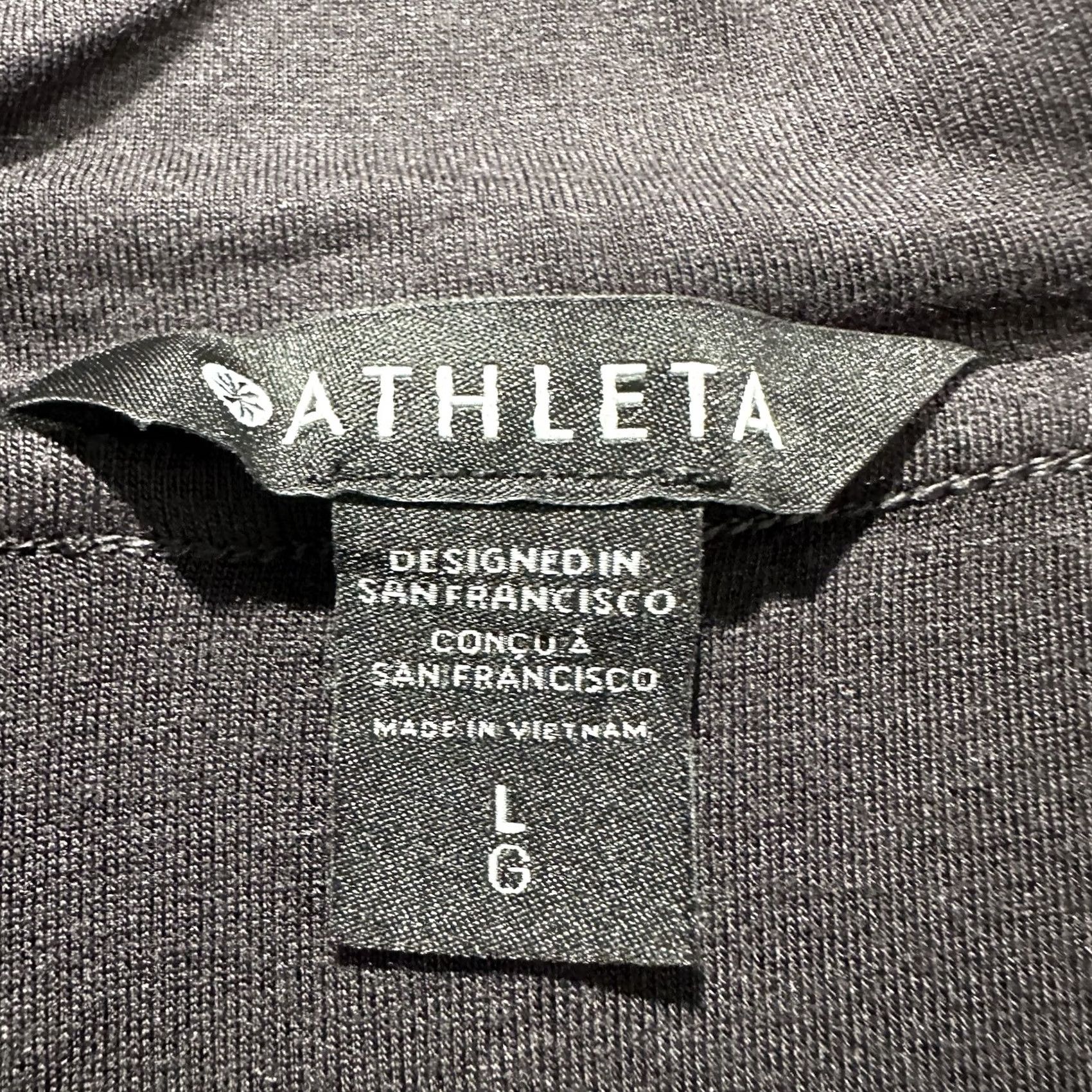 Athleta Athleta Seasoft Hoodie L Gray Full Zip Logo Pockets Women Regular Size XS-XL Size L / US 10 / IT 46 - 4 Thumbnail