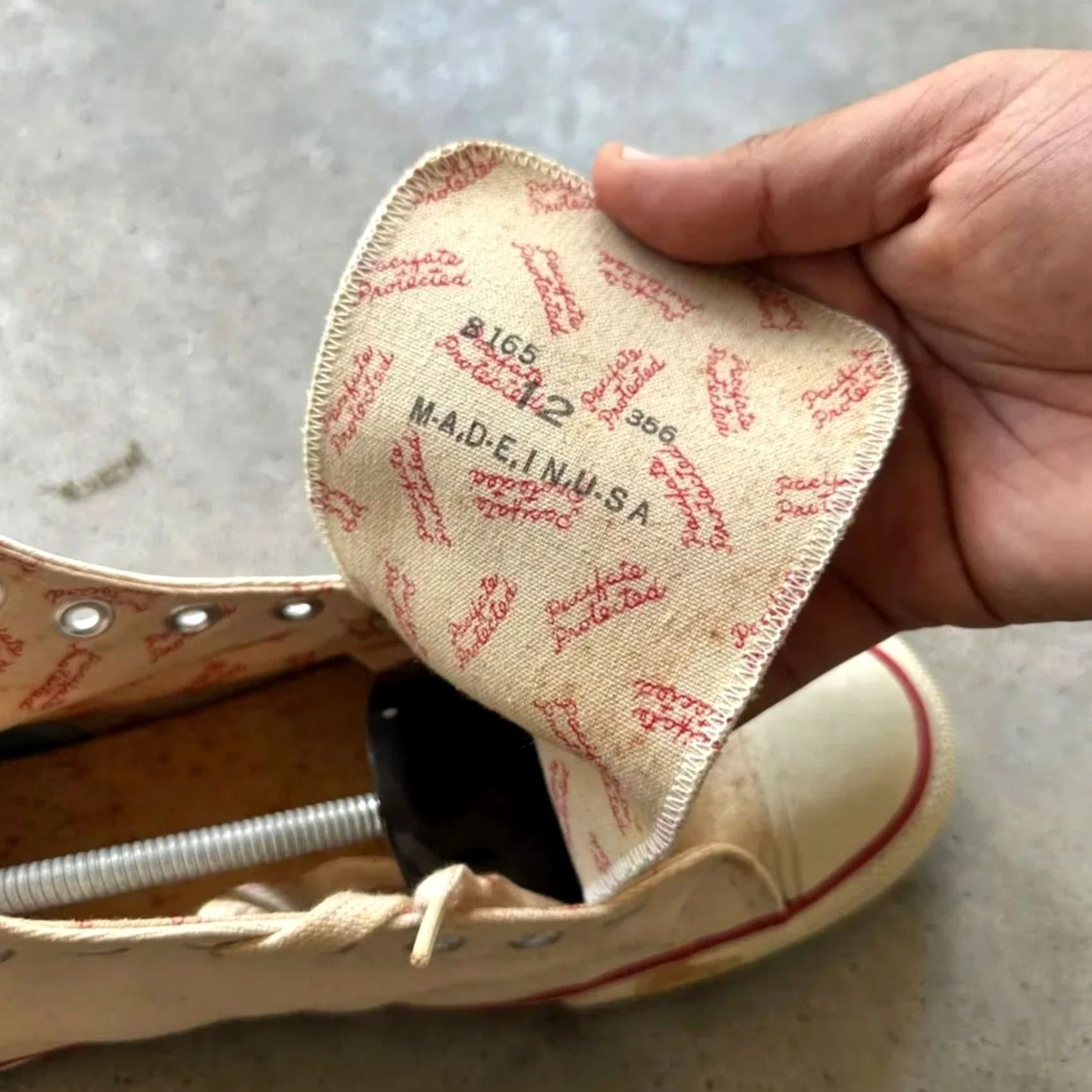 Bata VINTAGE Bata Bullets Converse Copies Sneakers Size 12 Mens White NOS Size US 12 / EU 45 - 6 Thumbnail