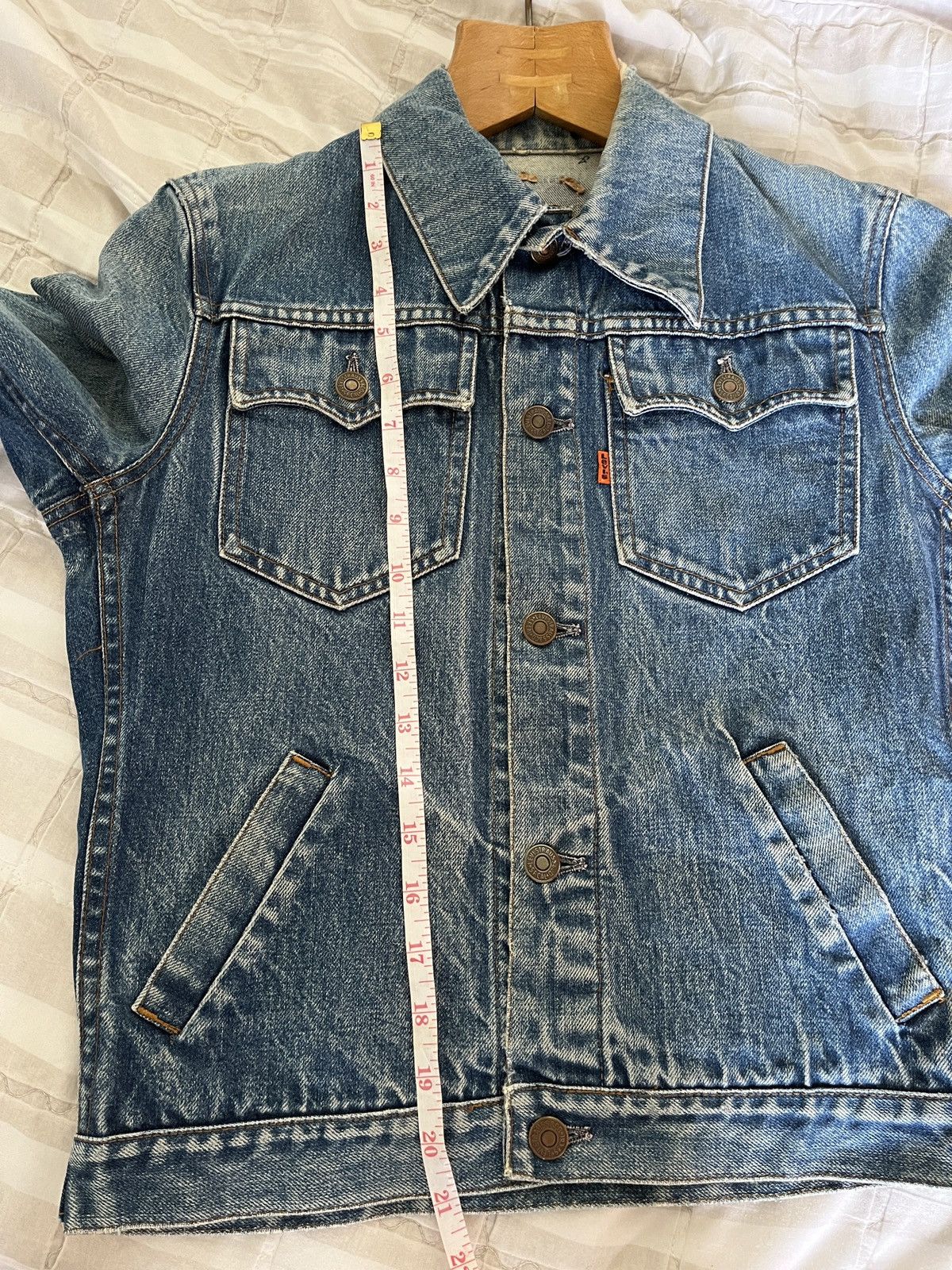 Levi's Vintage 70s-80s Levis Trucker Orange Tab Size S / US 4 / IT 40 - 19 Thumbnail
