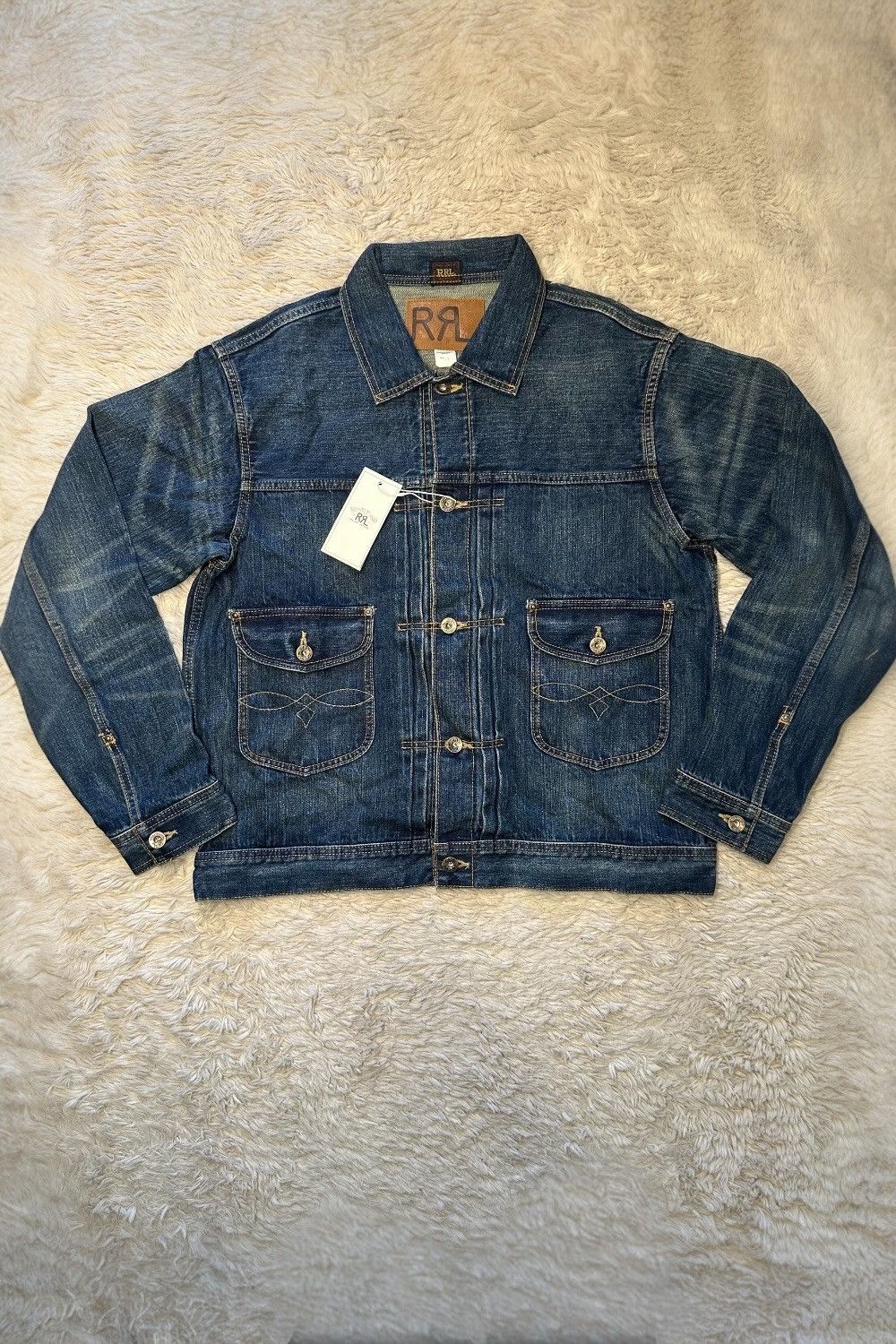 RRL Ralph Lauren RRL Trucker Type 2 Denim Selvedge Jacket | Grailed