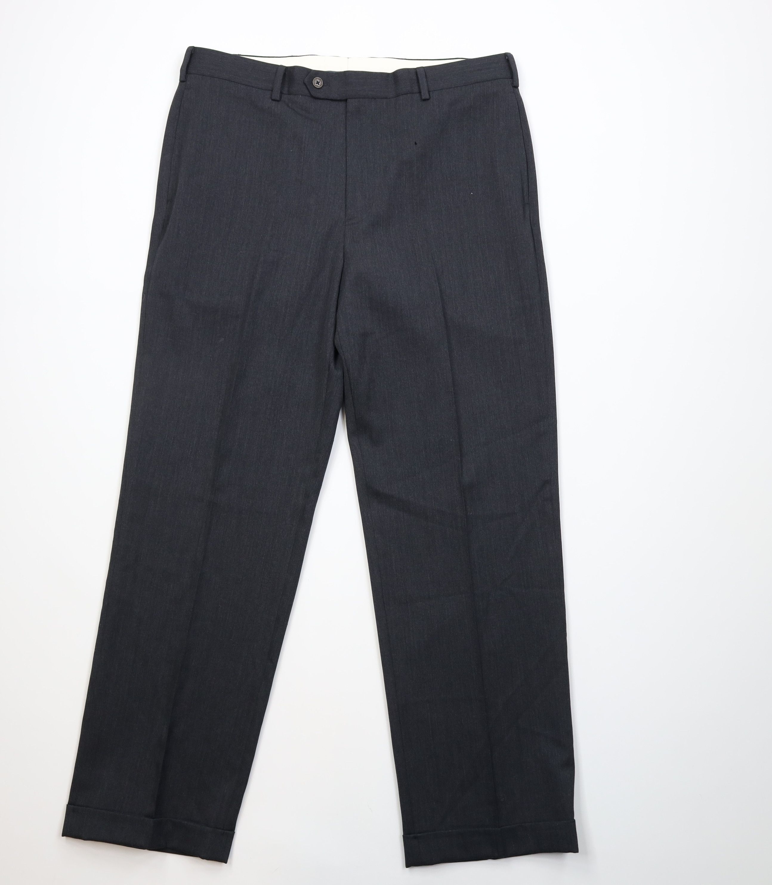 Brooks Brothers Vintage Brooks Brothers Madison Wool Knit Wide Leg Pants Size US 36 / EU 52 - 1 Thumbnail