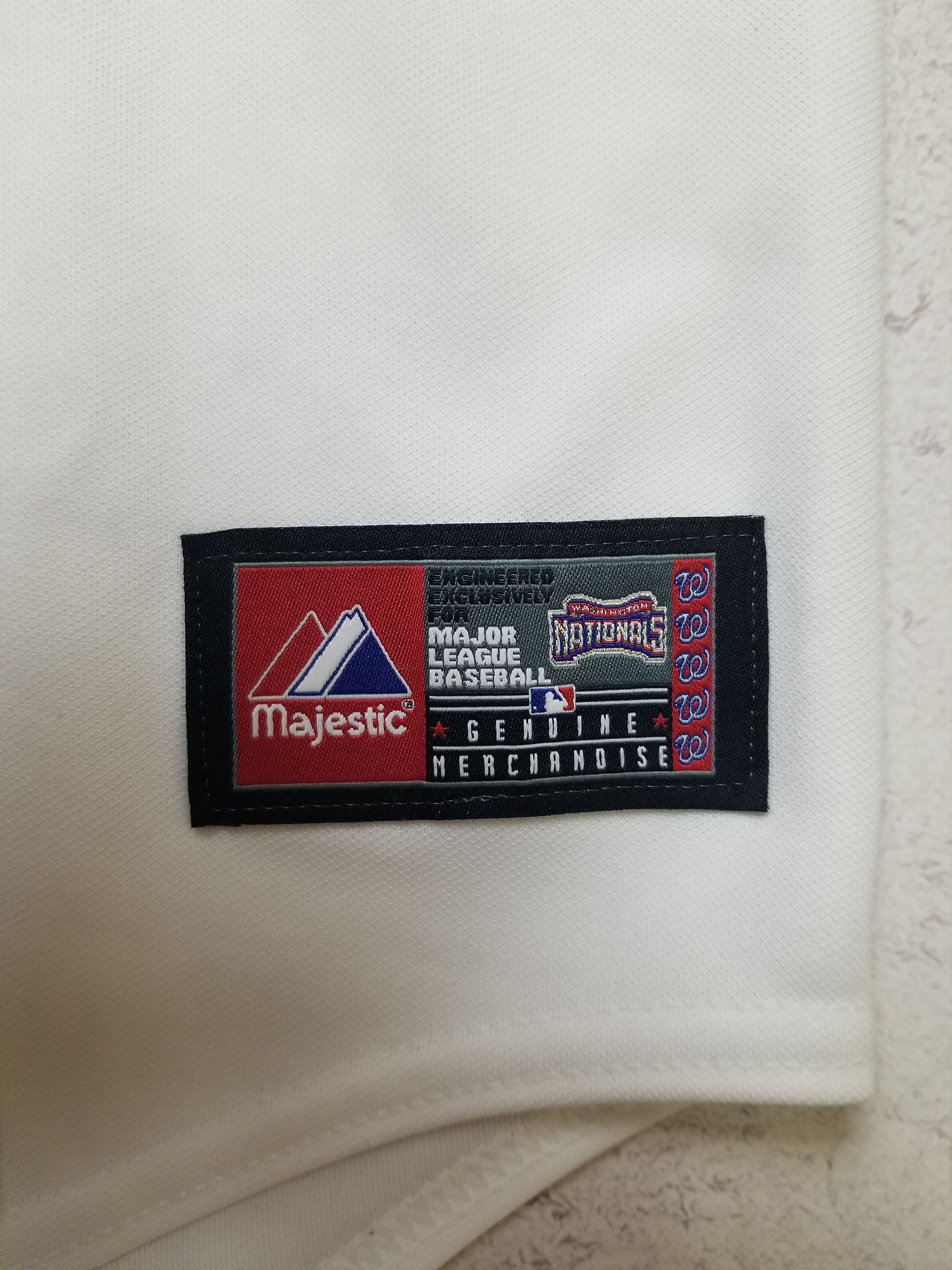 Majestic Washington Nationals Majestic Home Blank Jersey Size XL / US 12-14 / IT 48-50 - 7 Thumbnail