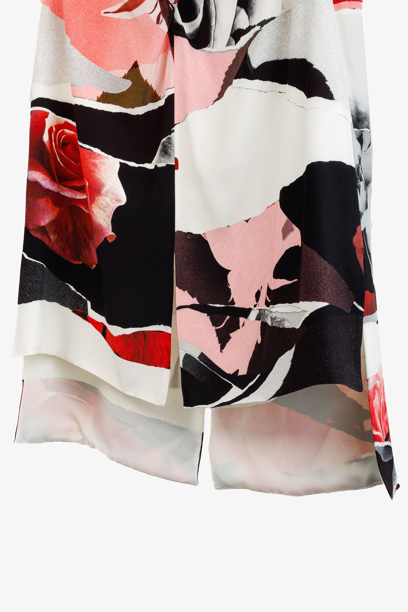 Alexander McQueen Alexander McQueen PF/19 Torn Floral Silk Tank Size S / US 4 / IT 40 - 8 Thumbnail