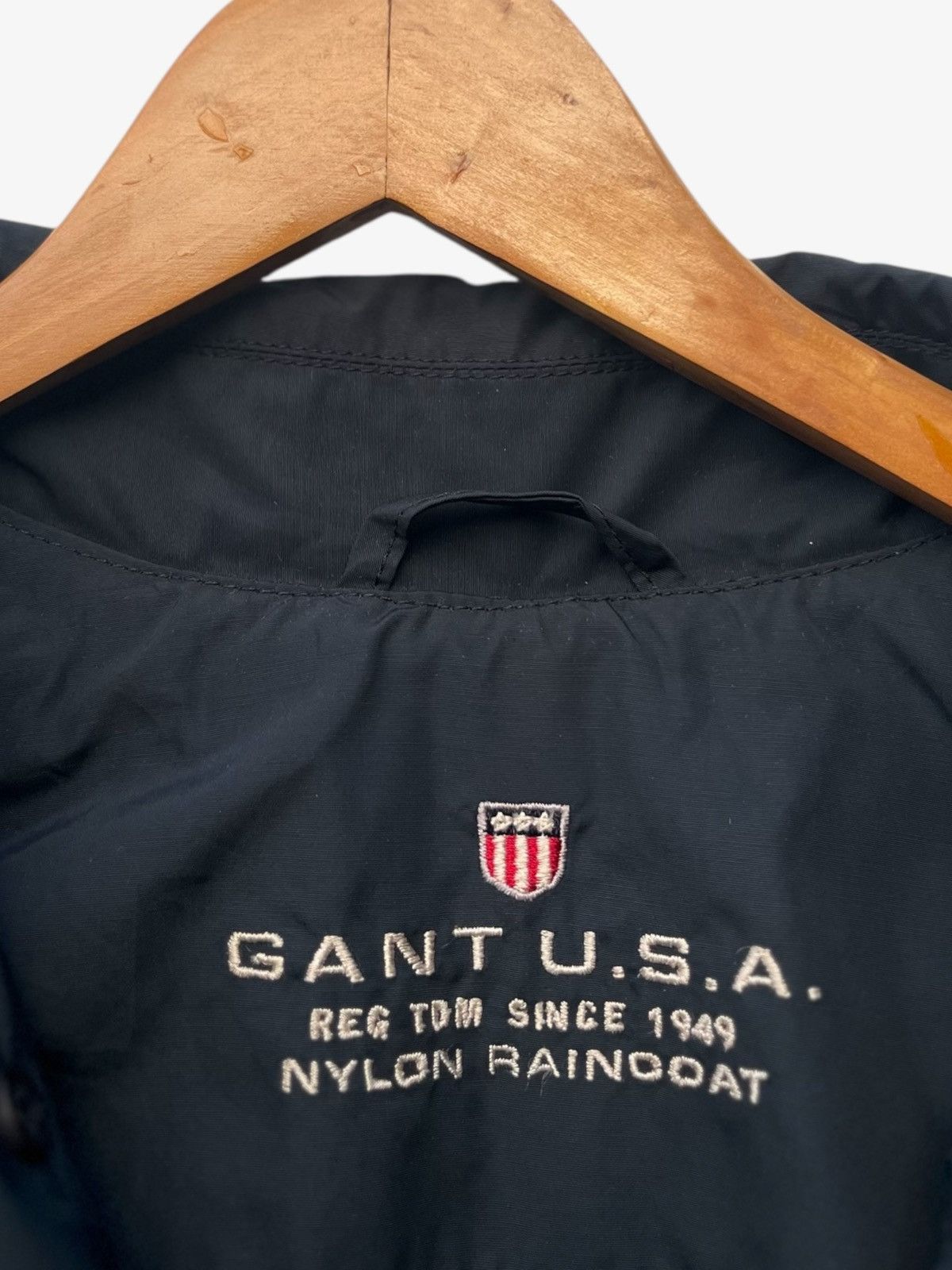 Gant Gant USA Nylon Raincoat Navy Made in Portugal Size US S / EU 44-46 / 1 - 10 Thumbnail