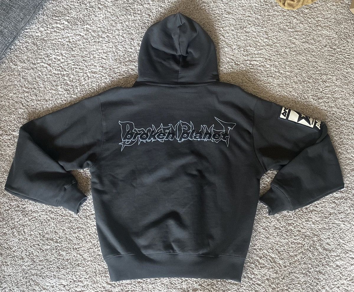 broken planet BEWARE パーカー medium 黒 説明必読 Broken Planet Beware Black Hoodie |