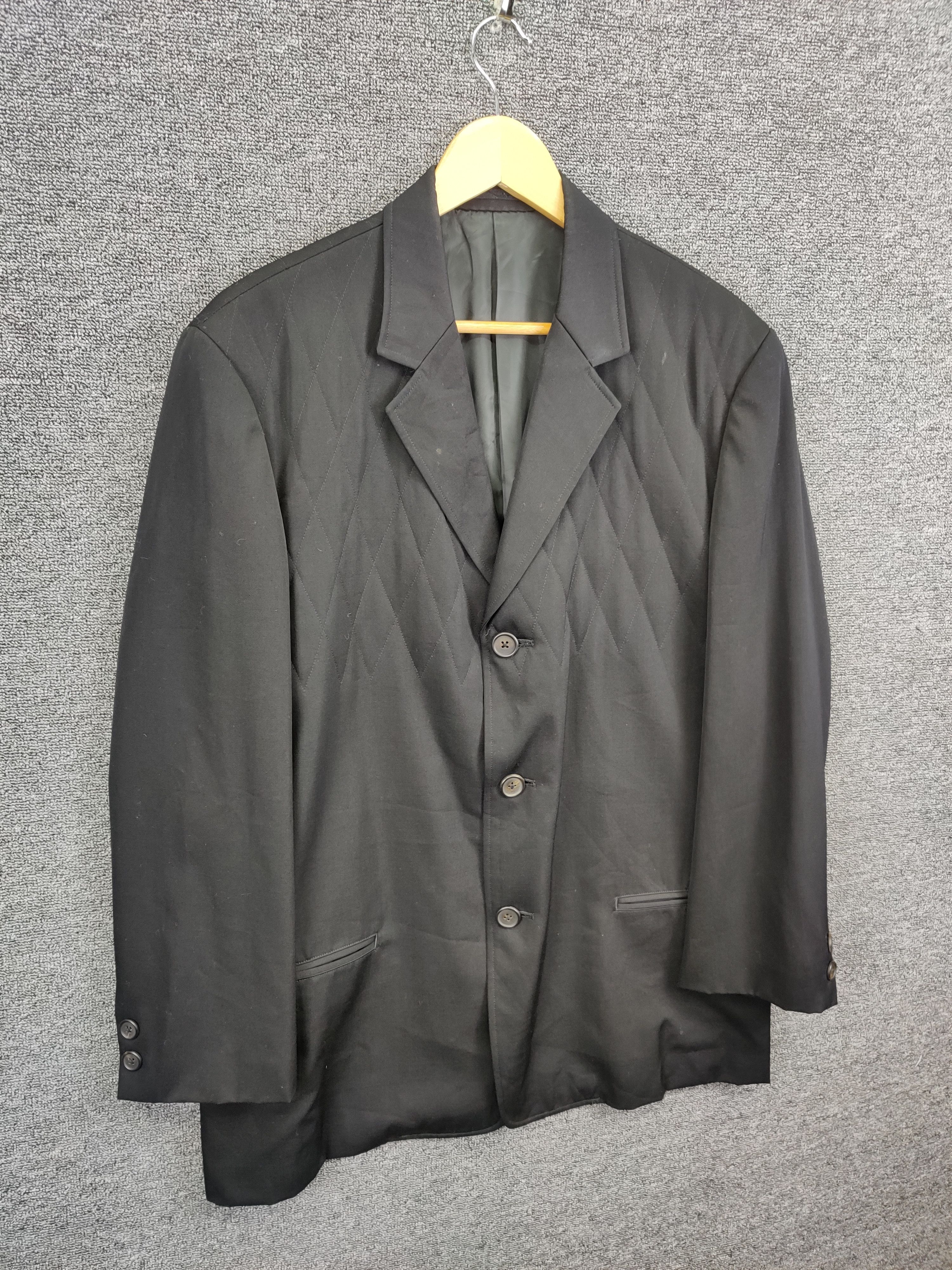Yohji Yamamoto Vintage Y's For Men Yohji Yamamoto Quilted Blazer Size US S / EU 44-46 / 1 - 5 Thumbnail