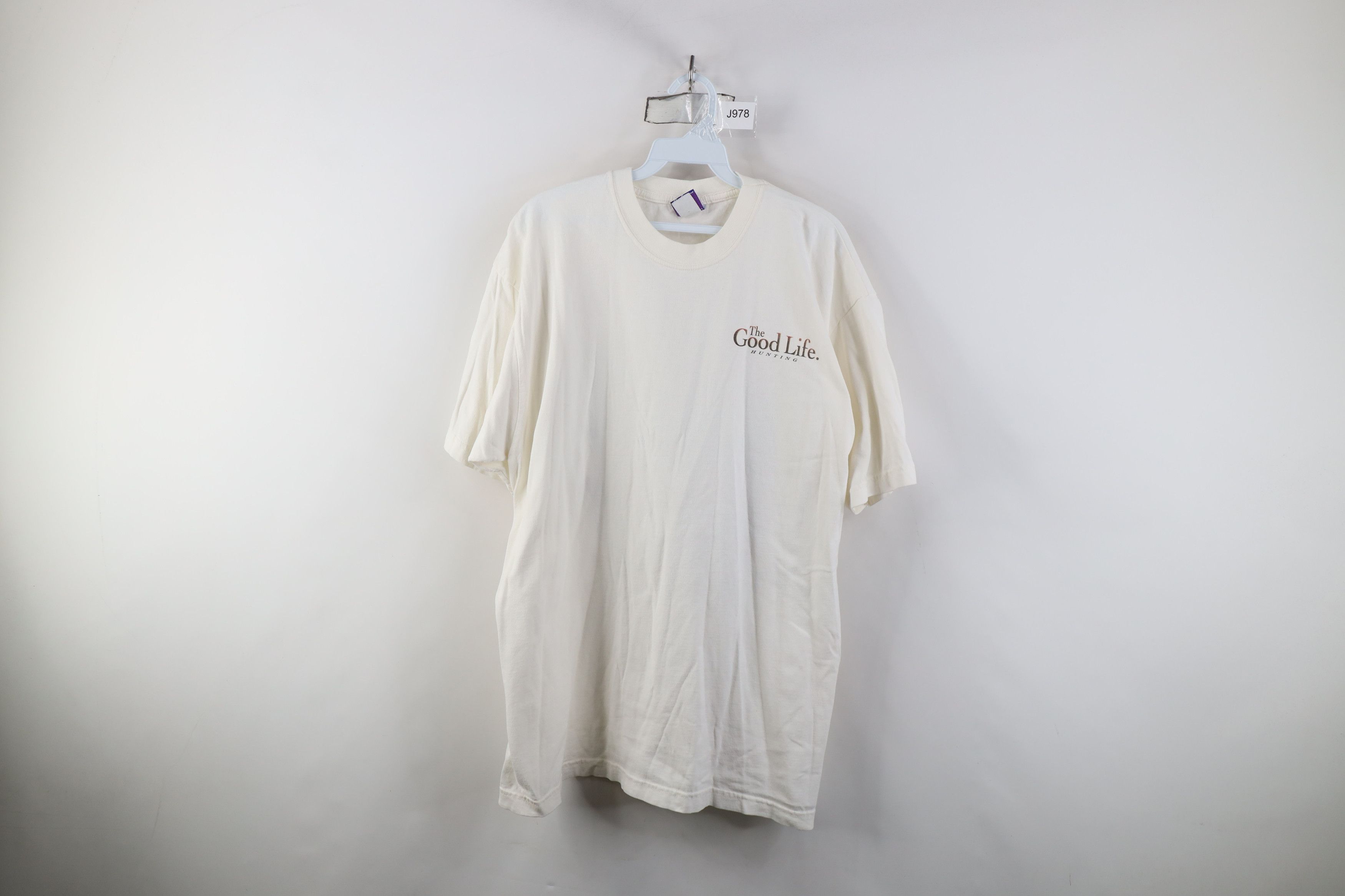 Vintage Vintage 90s Streetwear Life Hunting Nature Deer Buck T-Shirt Size US XL / EU 56 / 4 - 1 Thumbnail