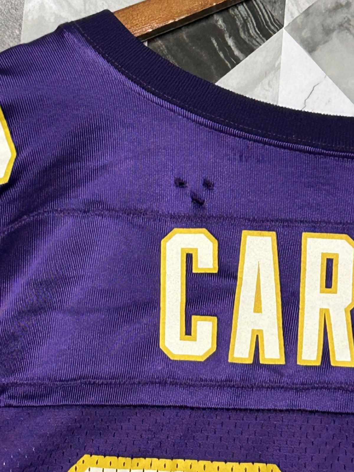 MLB × Nike 🔥 Vintage NFL NIKE Minessota Vikings Cris Carter Jersey Home Size US XXL / EU 58 / 5 - 9 Thumbnail
