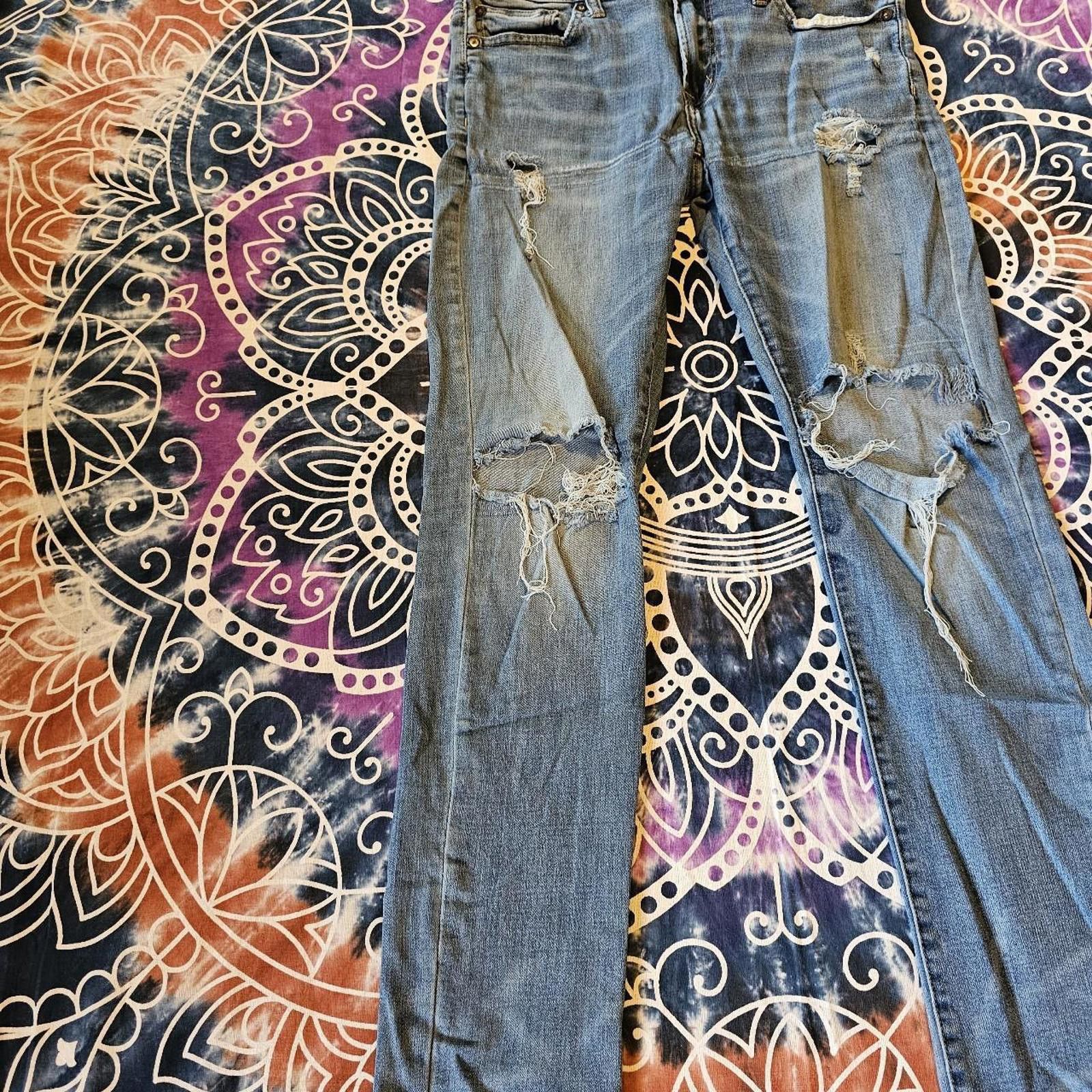 American Eagle Outfitters American Eagle Outfitters Men's Blue Jeans Size US 32 / EU 48 - 2 Thumbnail
