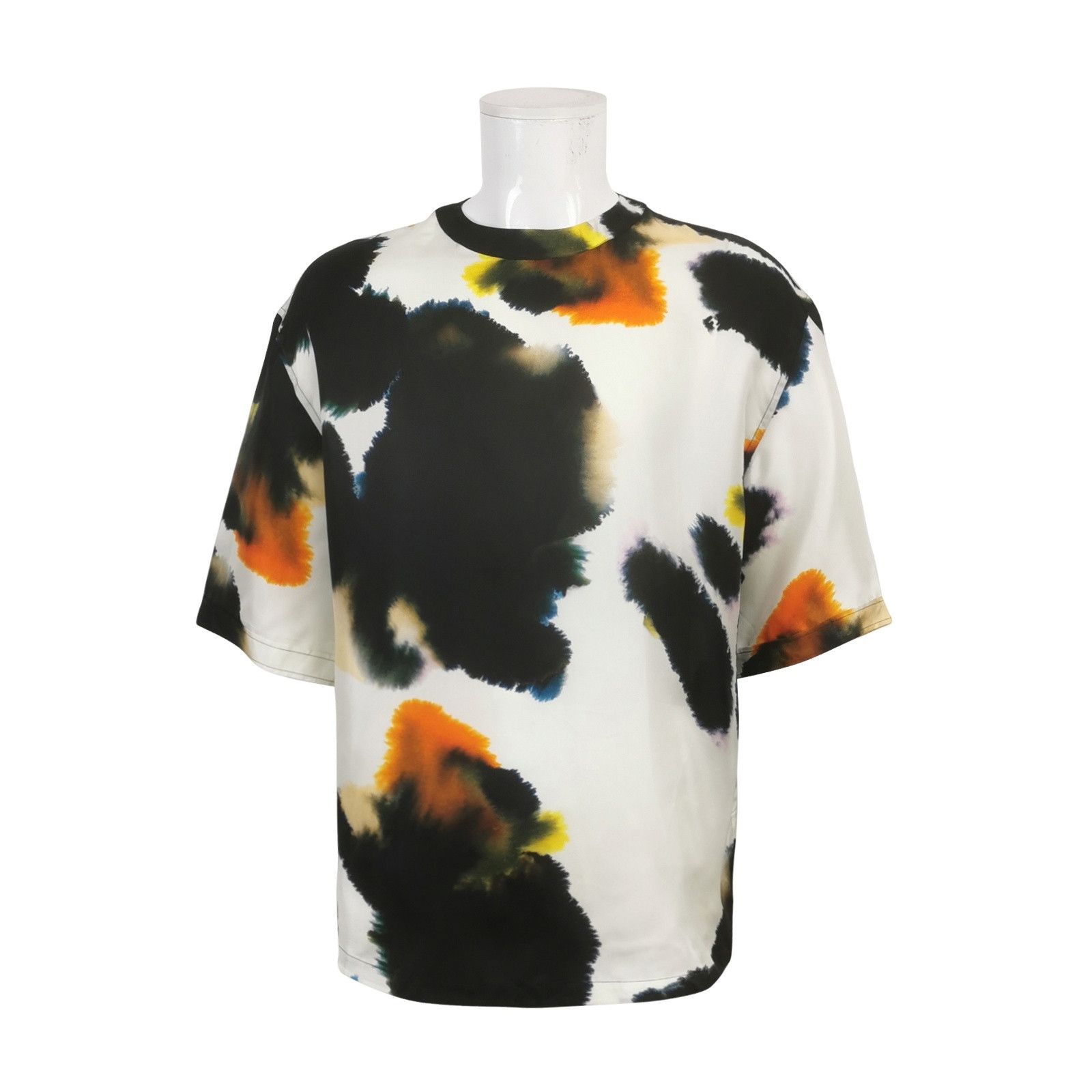 Fendi Fendi Abstract Print Silk T-Shirt Size M Size US M / EU 48-50 / 2 - 1 Thumbnail