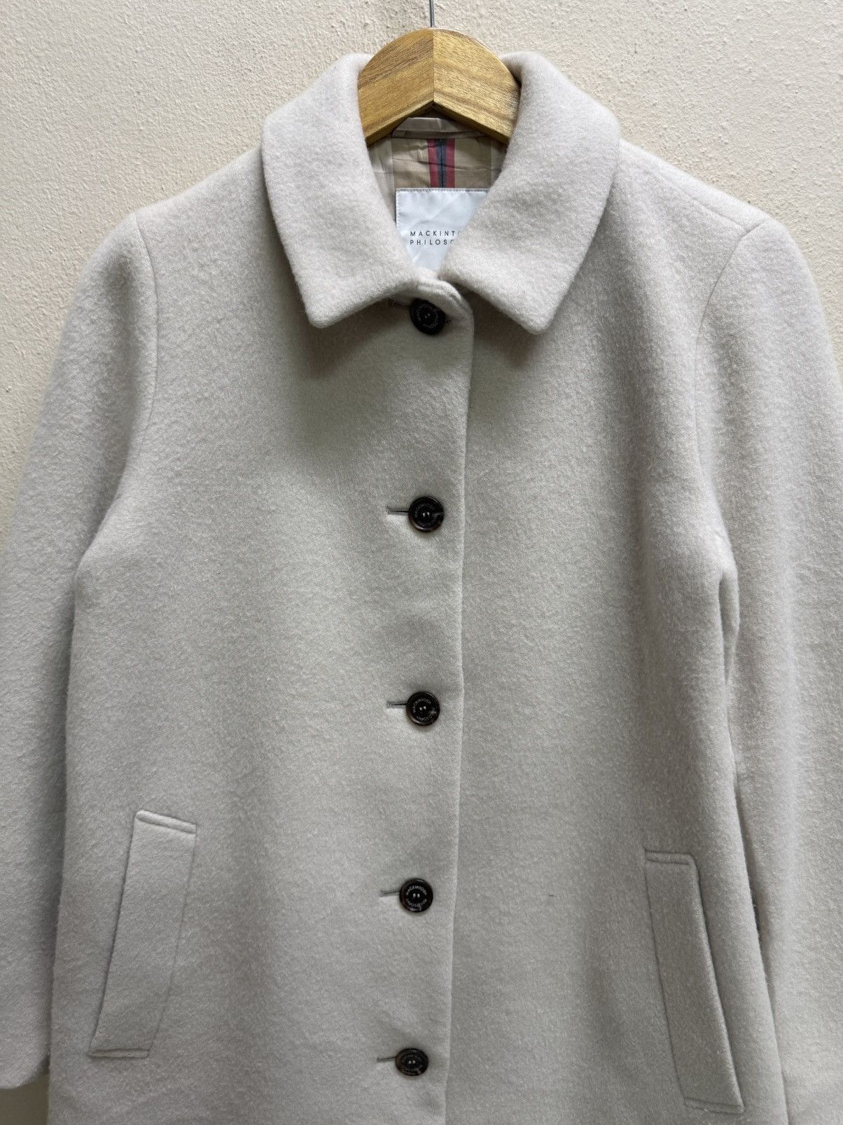 Mackintosh Mackintosh Philosophy Wool Beaver Coat Size M / US 6-8 / IT 42-44 - 24 Thumbnail