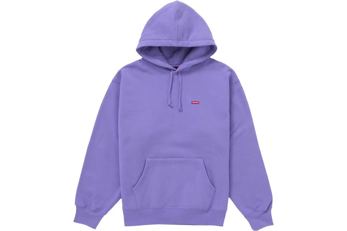 Supreme Small Box Hooded Sweatshirt (FW24) Light Purple  