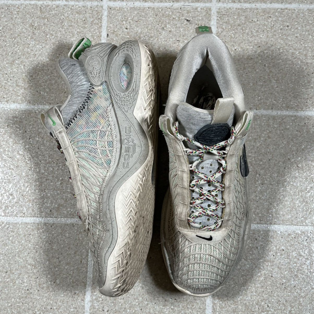 Nike Nike Cosmic Unity Natural Ivory Green Glow Men's Sneaker 9.5 Size US 9.5 / EU 42-43 - 4 Thumbnail