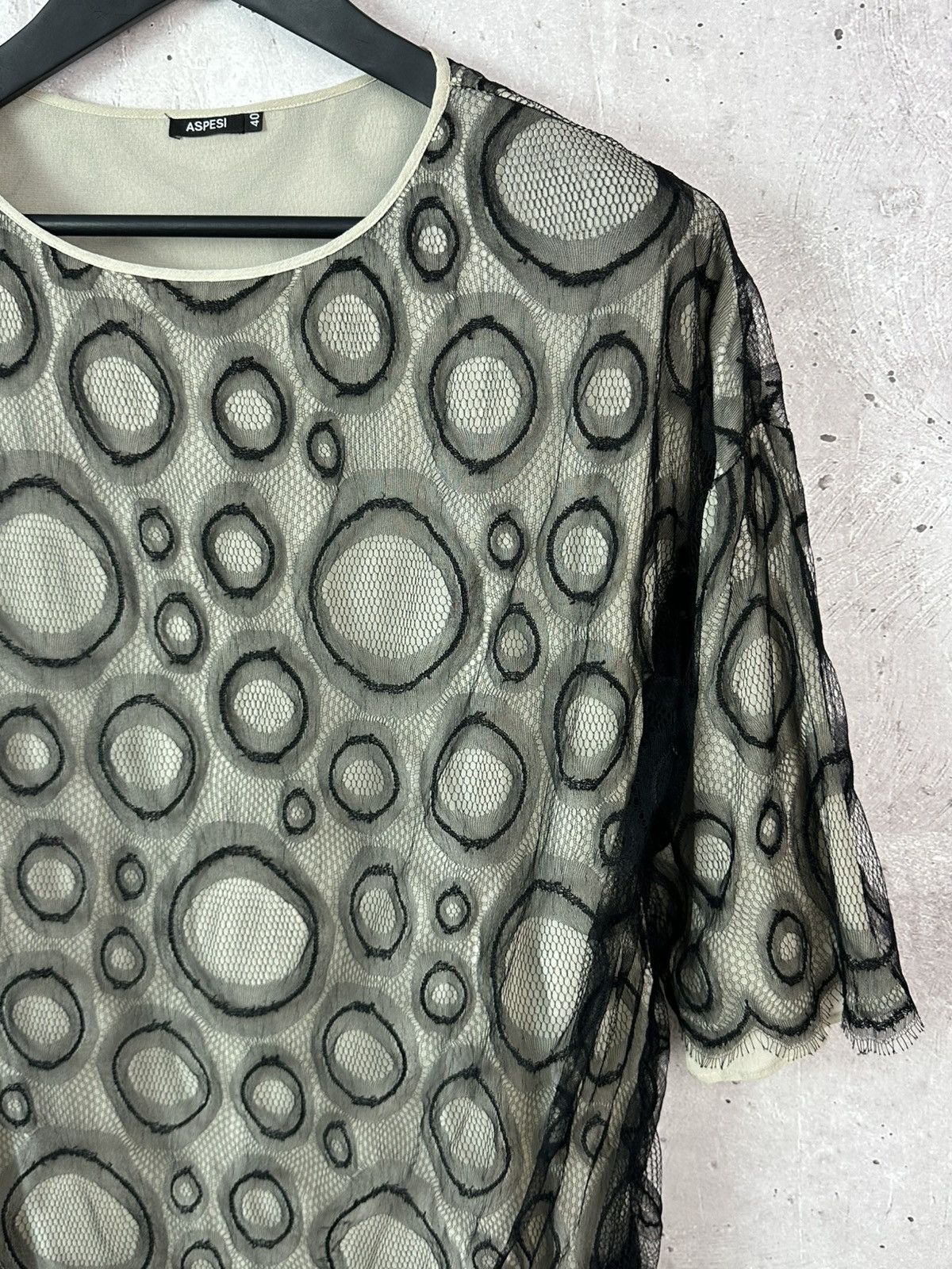 Aspesi Aspesi Viscose-Silk 3/4 Sleeve Women’s Relaxed Blouse Size S / US 4 / IT 40 - 3 Thumbnail