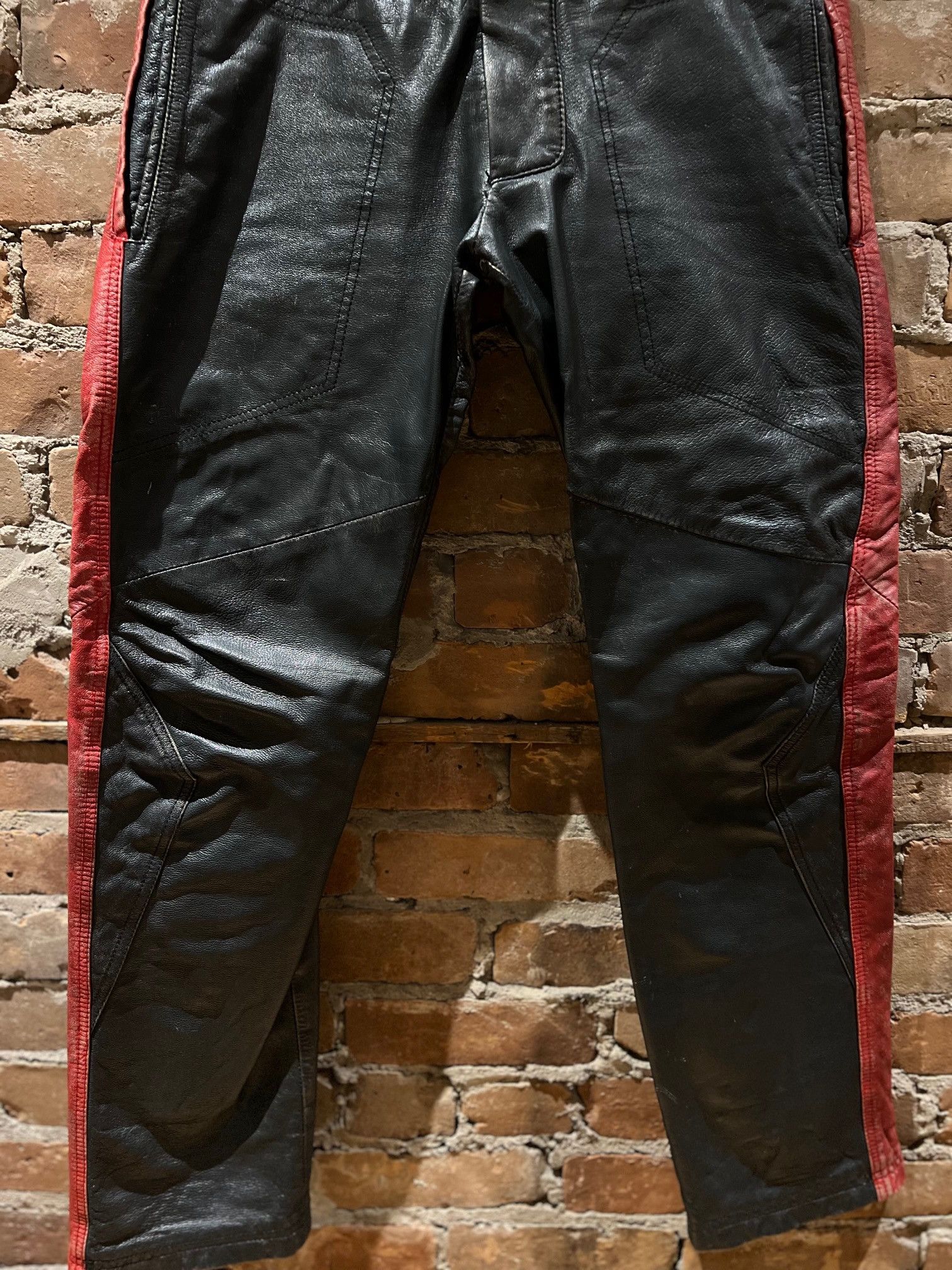 Diesel Diesel “Industry Division” Two-Tone Leather Pants Size US 32 / EU 48 - 8 Thumbnail