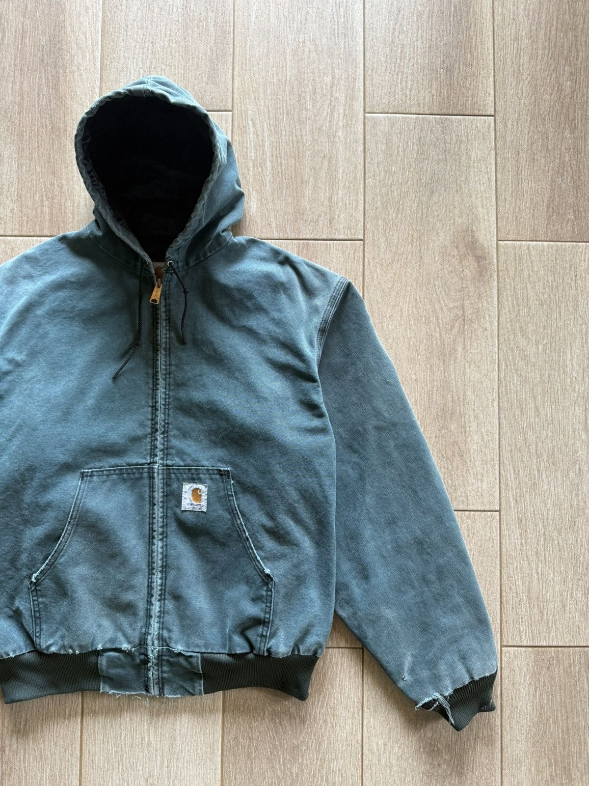 Carhartt Vintage Hunter Green JQ243 carhartt Jacket Size US XL / EU 56 / 4 - 4 Thumbnail