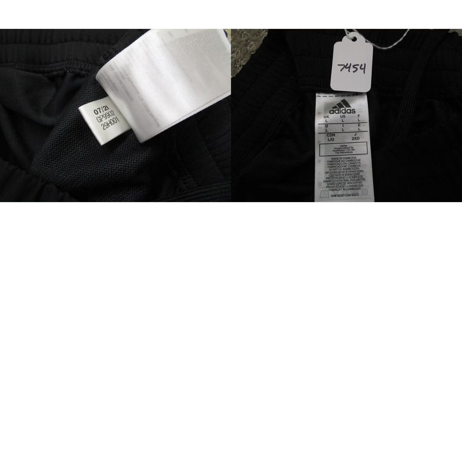 Adidas Adidas Track Pants Women L Black Windbreaker Gym Run Basketball Pockets Loose Fit Size 36" / US 14 / IT 50 - 8 Thumbnail