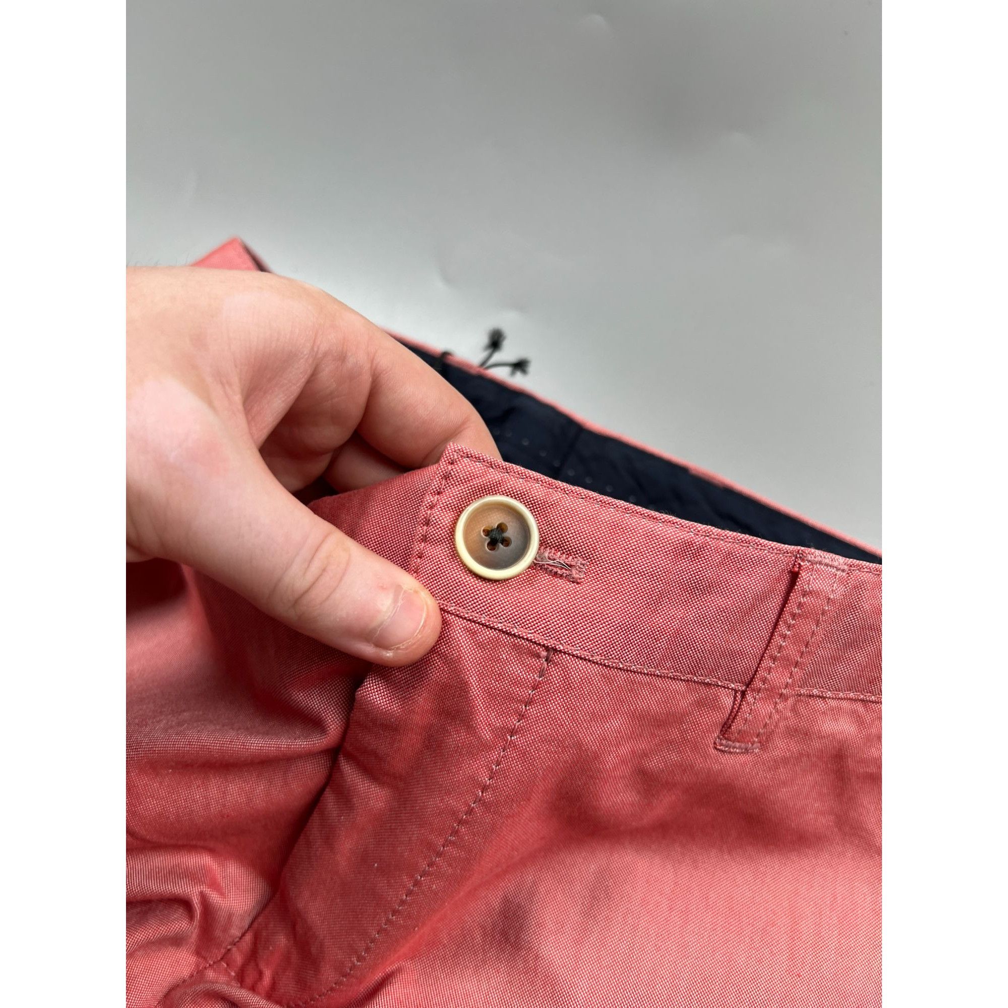 Hugo Boss Hugo Boss Pink Cotton Chino Pants (Y0825) Size US 34 / EU 50 - 5 Thumbnail