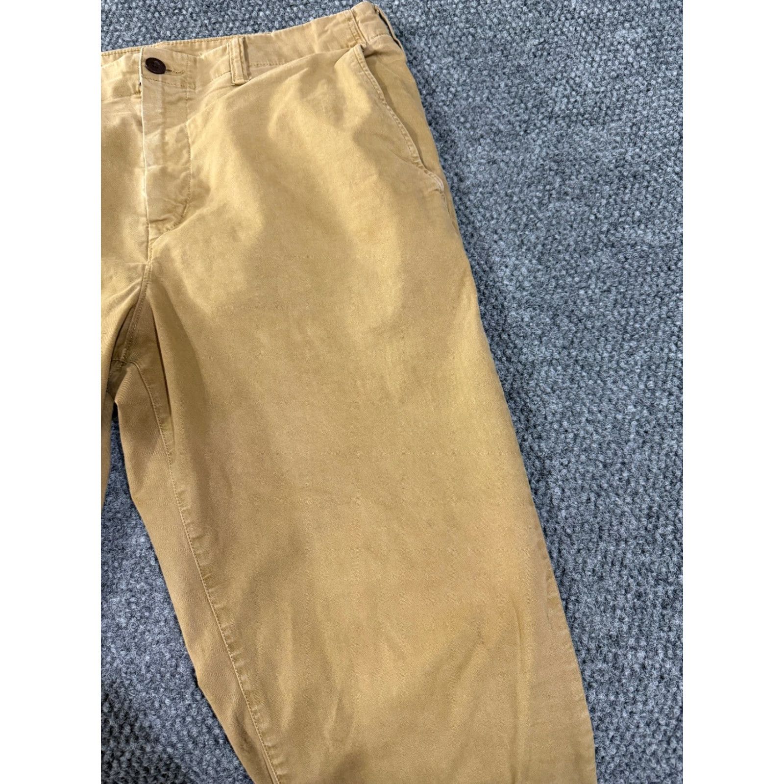 American Eagle Outfitters American Eagle Outfitters Pants Mens 36x29 Beige Straight Chino Casual Regular Baggy? Size US 36 / EU 52 - 4 Thumbnail