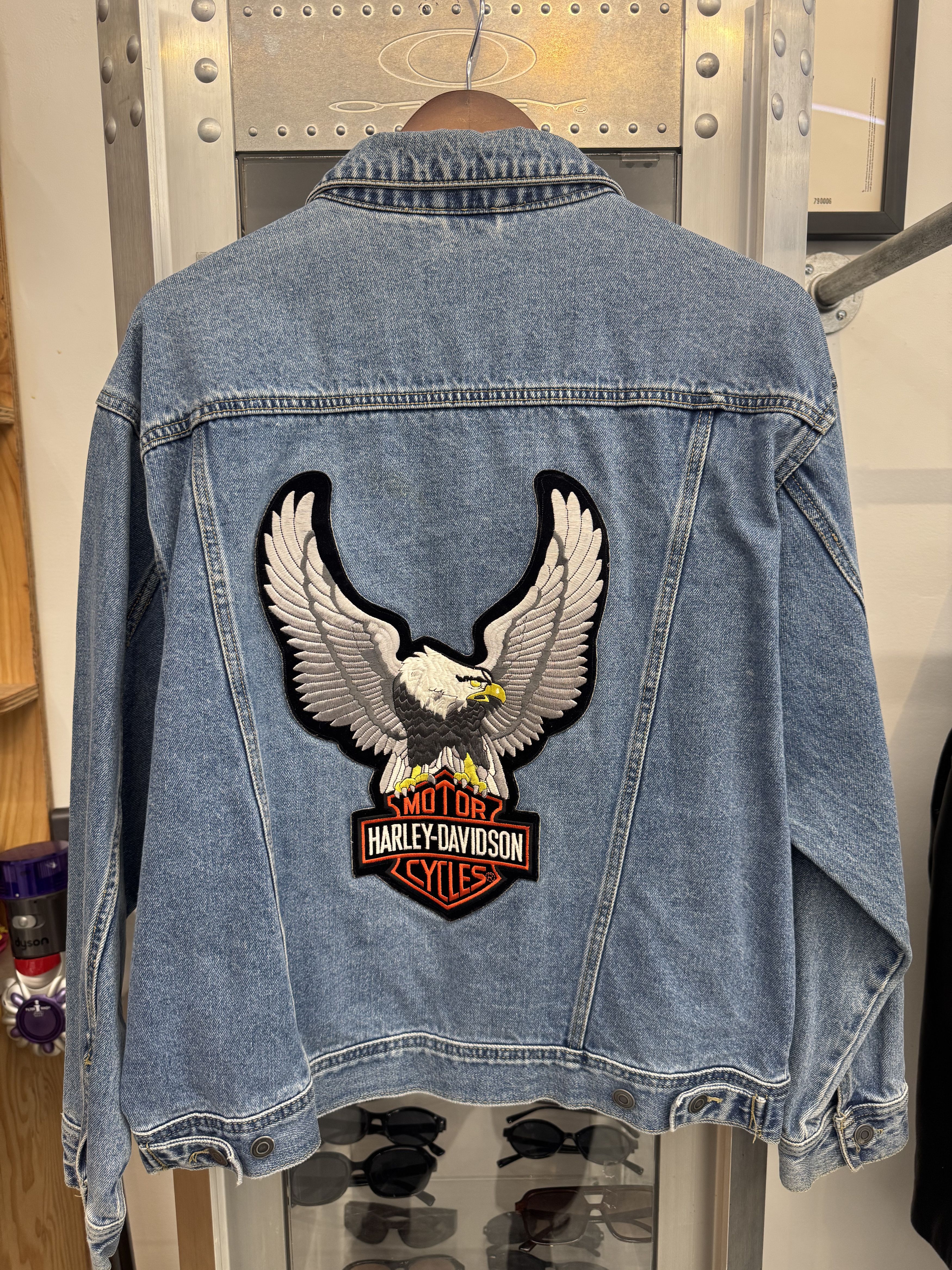 Harley Davidson Vintage Harley Davidson Denim Jacket Size US M / EU 48-50 / 2 - 3 Thumbnail
