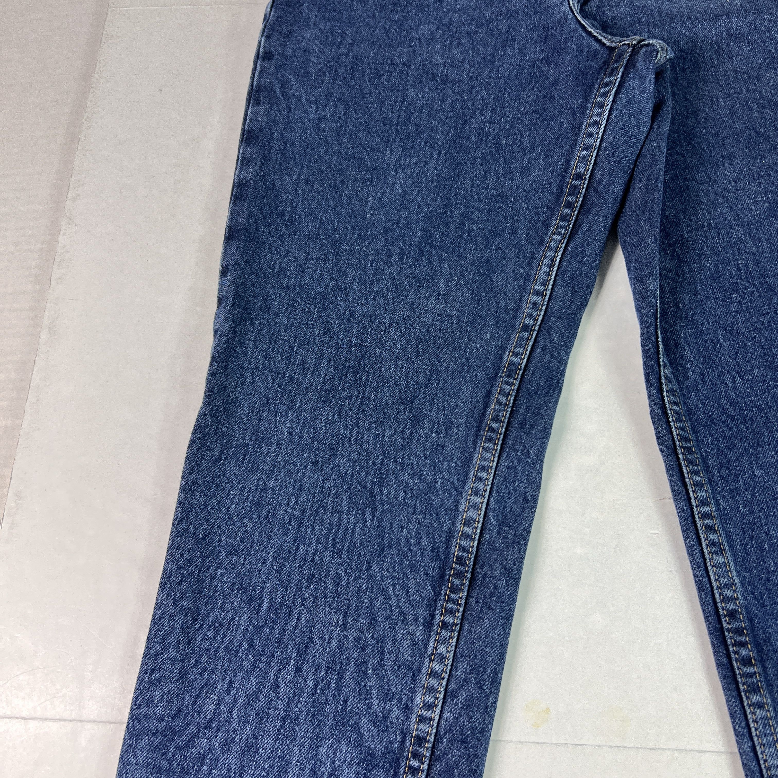 Guess VTG 90s Guess Jeans High Rise Straight Narrow Leg Blue Denim Size 30" / US 8 / IT 44 - 3 Thumbnail