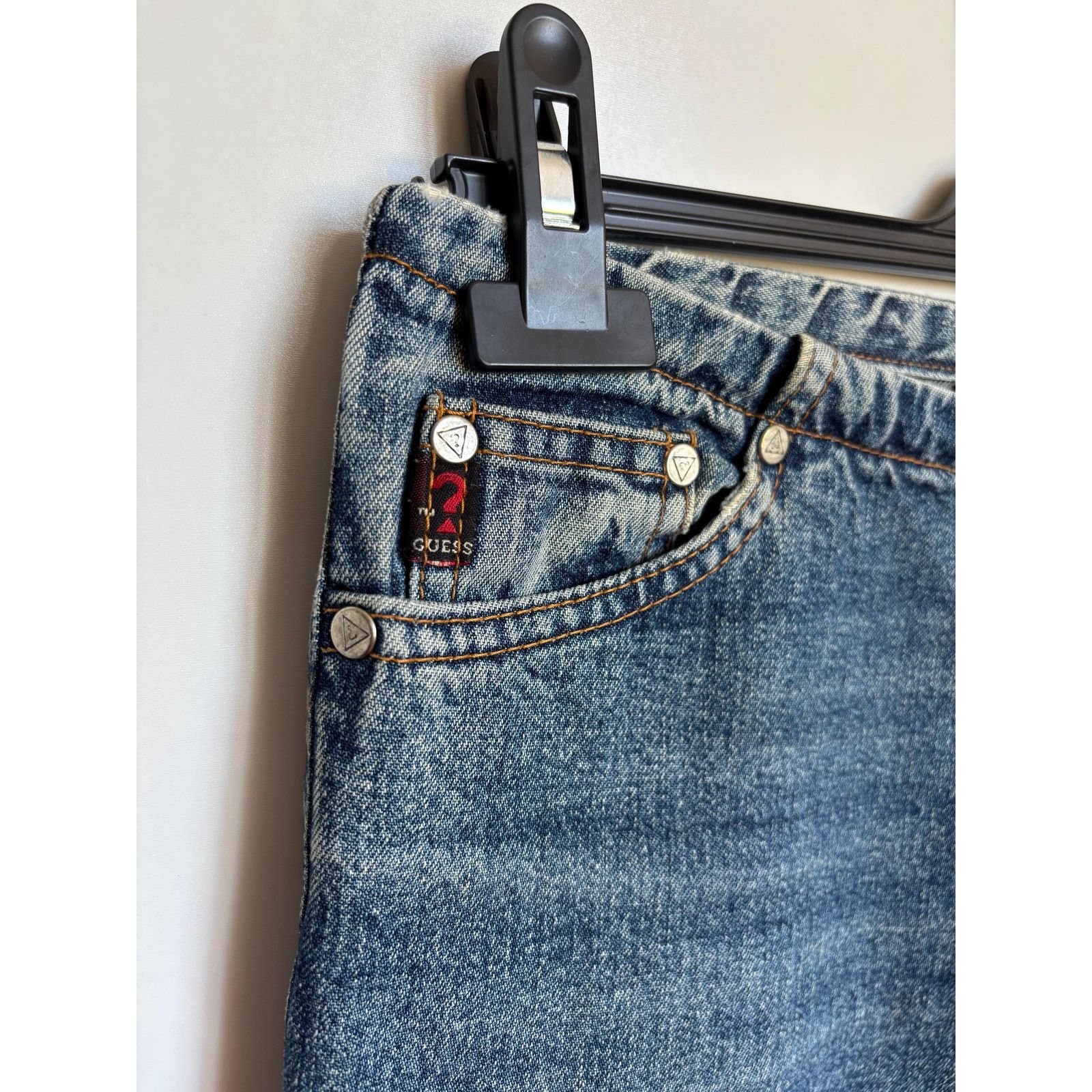 Guess × Vintage Vintage Guess USA Jeans 29 Y2K High Rise Bootcut 90s Archive Size US 29 - 5 Thumbnail