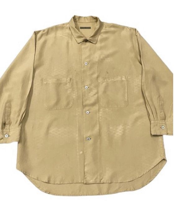Yohji Yamamoto Vintage 80’s Y’s Yohji Yamamoto Silk Buttons Up Shirt Size US XL / EU 56 / 4 - 1 Thumbnail