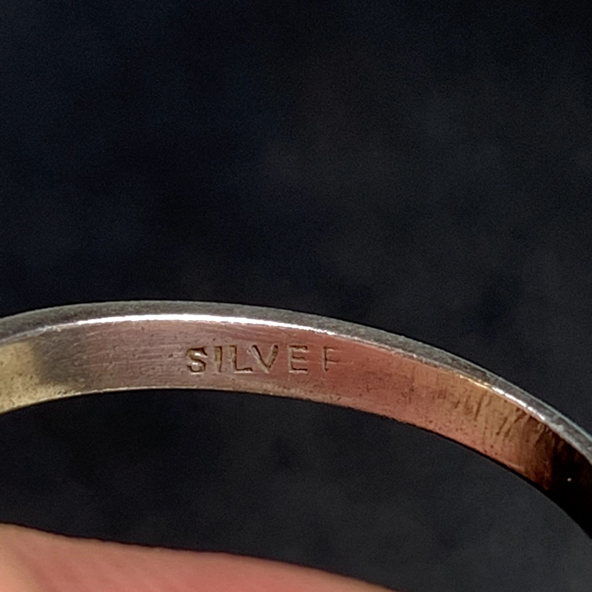 Other Vintage Sterling Silver 925 Minimalist Sunflower Band 1.75mm Size ONE SIZE - 7 Thumbnail