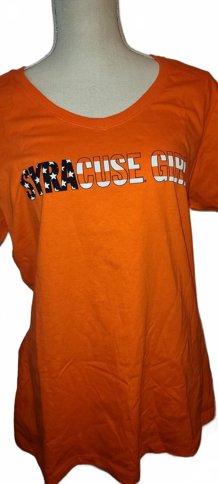 Unknown London Orange Syracuse Girl Graphic T-Shirt Size ONE SIZE - 3 Thumbnail