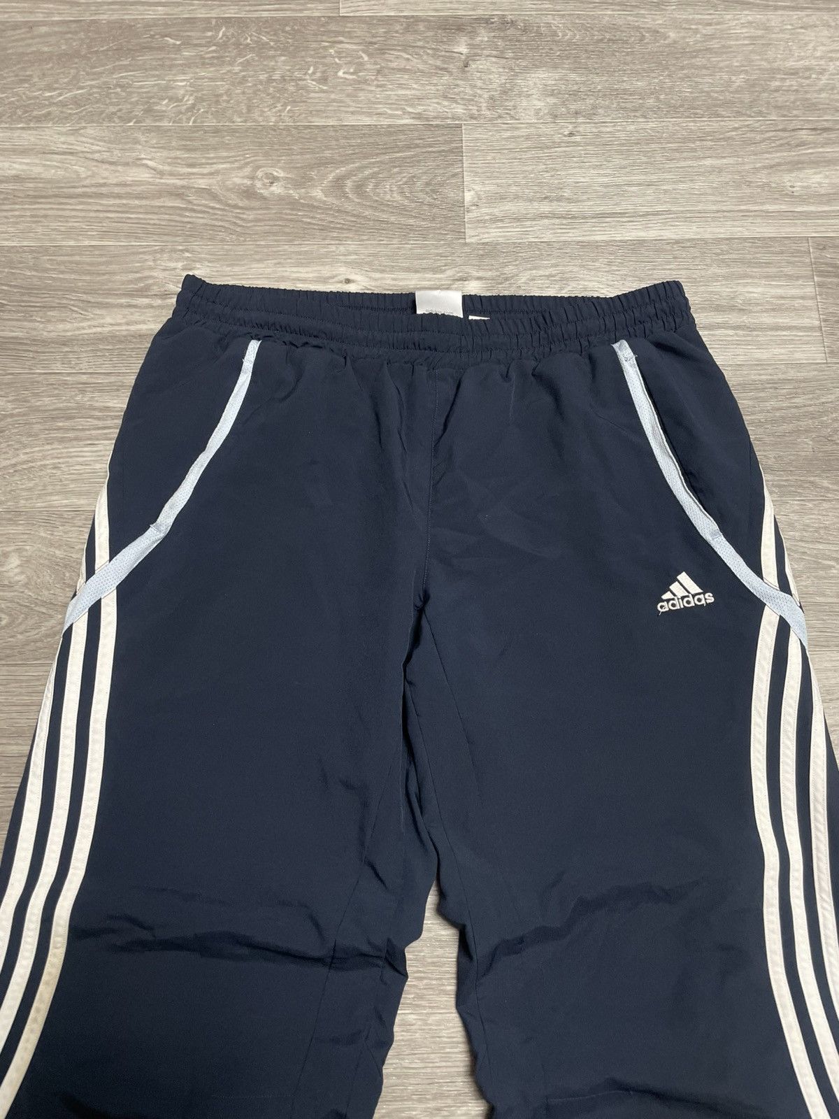 Adidas Vintage Adidas 3-Stripe Track Pants 2000s Y2K Size US 34 / EU 50 - 3 Thumbnail