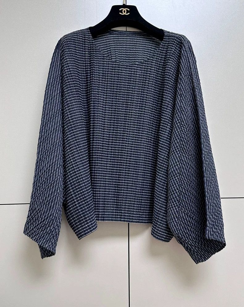 Issey Miyake Issey Miyake PP Checked Long Sleeve Top - dmc Size US M / EU 48-50 / 2 - 1 Thumbnail