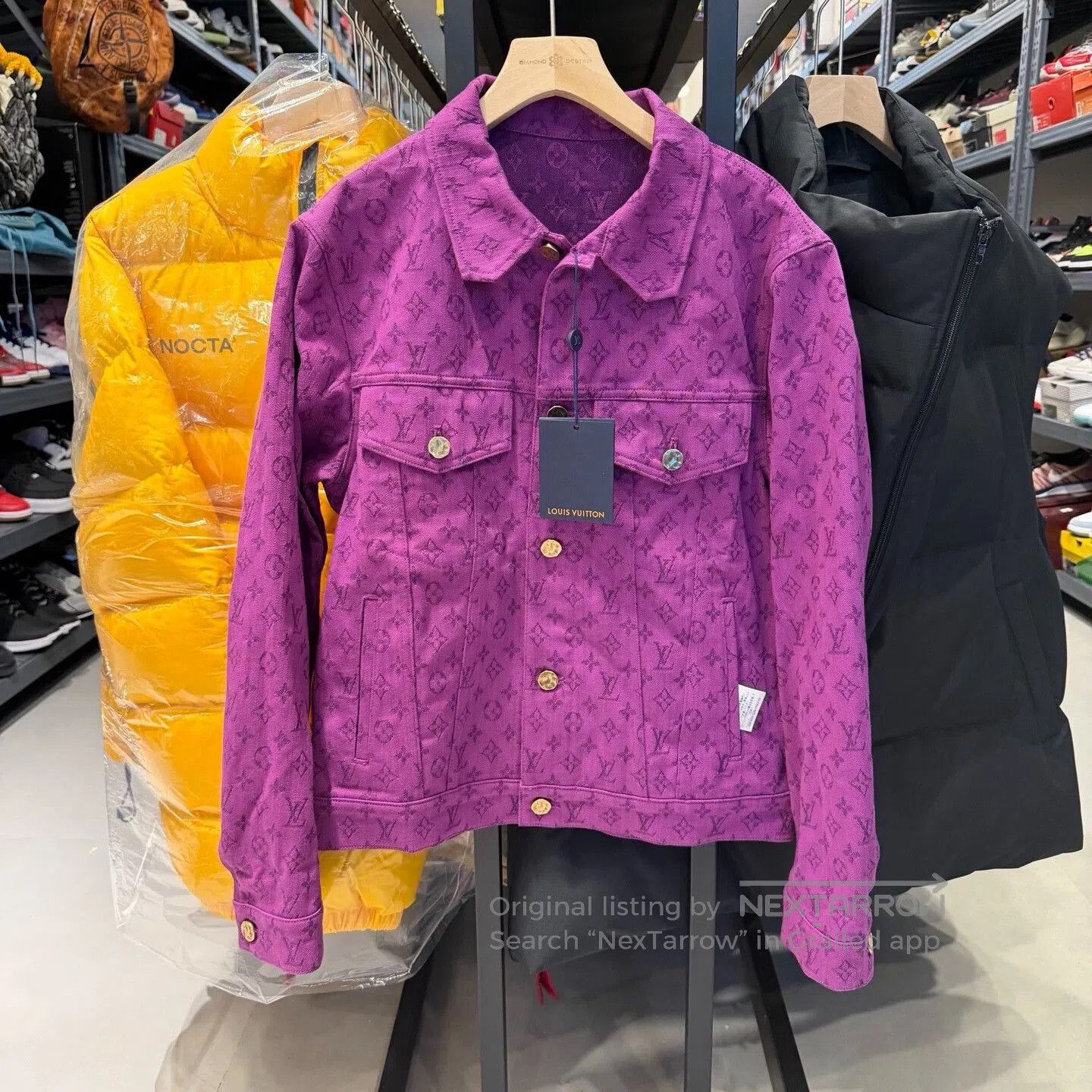 Louis Vuitton Louis Vuitton Purple Monogram Denim Jacket. Size US S / EU 44-46 / 1 - 1 Thumbnail