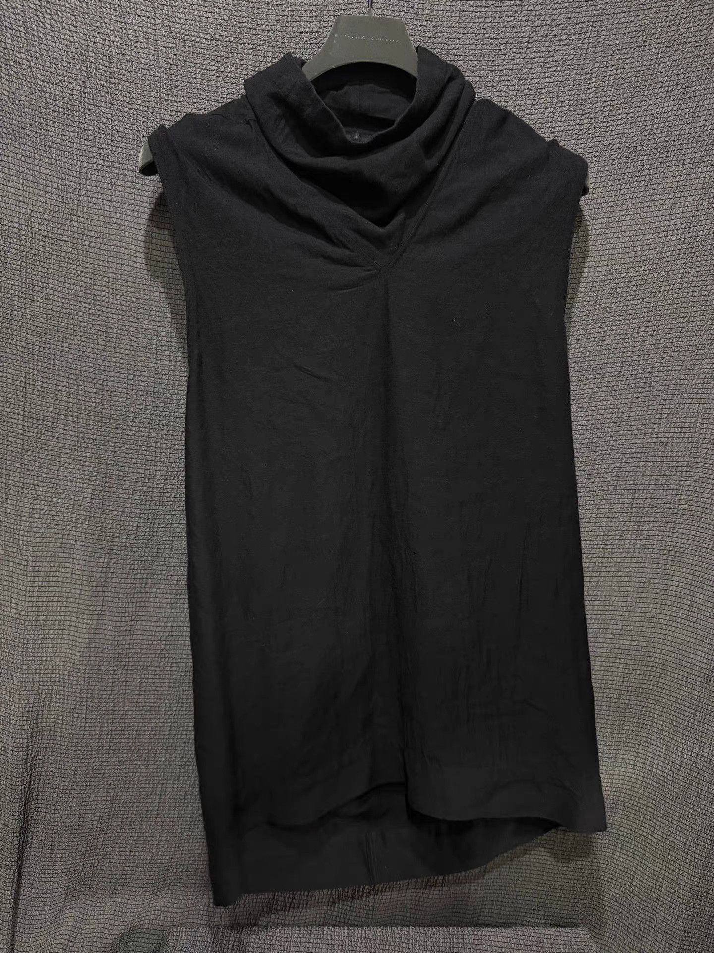Rick Owens Rick Owens 14FW mainline stacked mock neck tank top Size US S / EU 44-46 / 1 - 1 Thumbnail