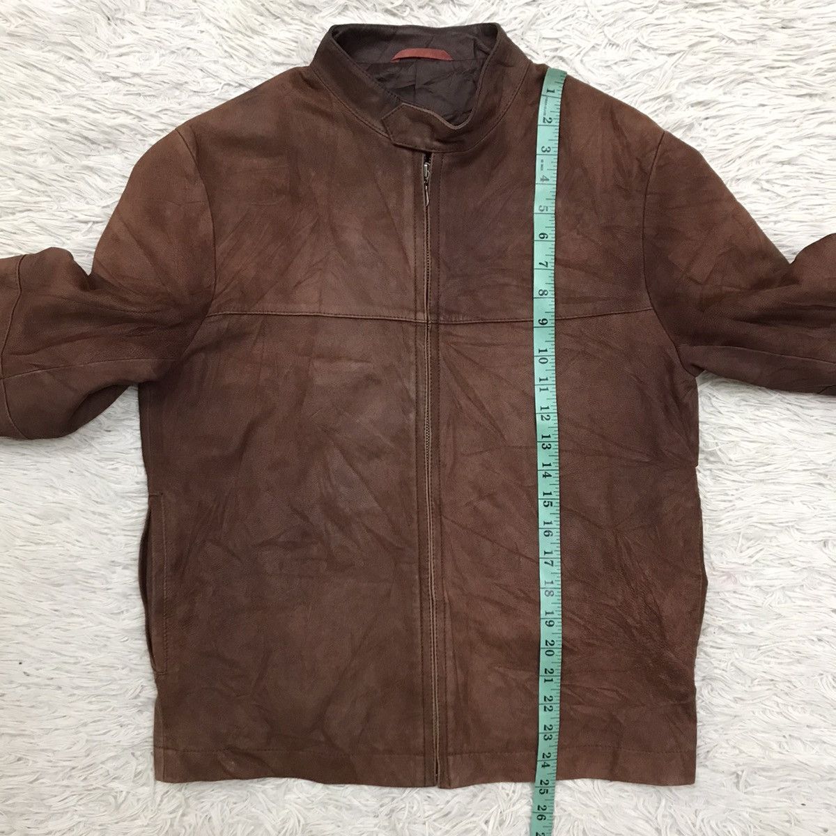 Yohji Yamamoto VINTAGE YOHJI YAMAMOTO D’URBAN A.A.R. BROWN LEATHER JACKET Size US S / EU 44-46 / 1 - 22 Thumbnail