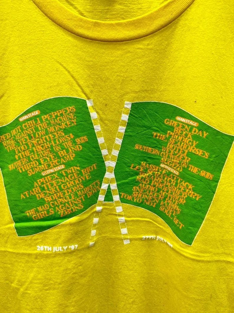 Vintage VTG 1997 Aphex Twin , Prodigy , Massive Attack tshirt size M Size US M / EU 48-50 / 2 - 5 Thumbnail