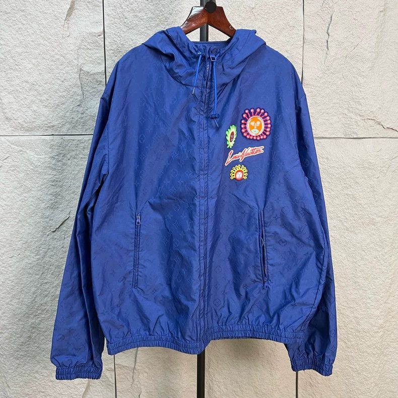 Louis Vuitton Louis Vuitton Yayoi Kusama's blue full-print assault jacke Size US L / EU 52-54 / 3 - 1 Thumbnail