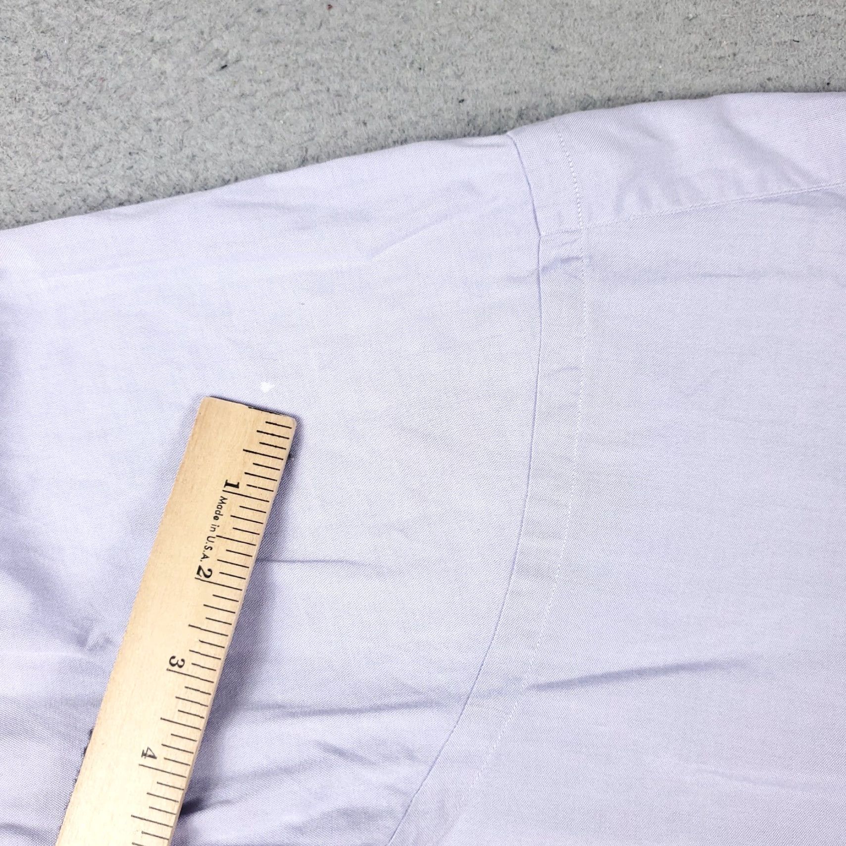 Ralph Lauren Ralph Lauren Dress Shirt Mens 16.5 Purple Long Sleeve Button-Down Regular Fit Size 42R - 4 Thumbnail