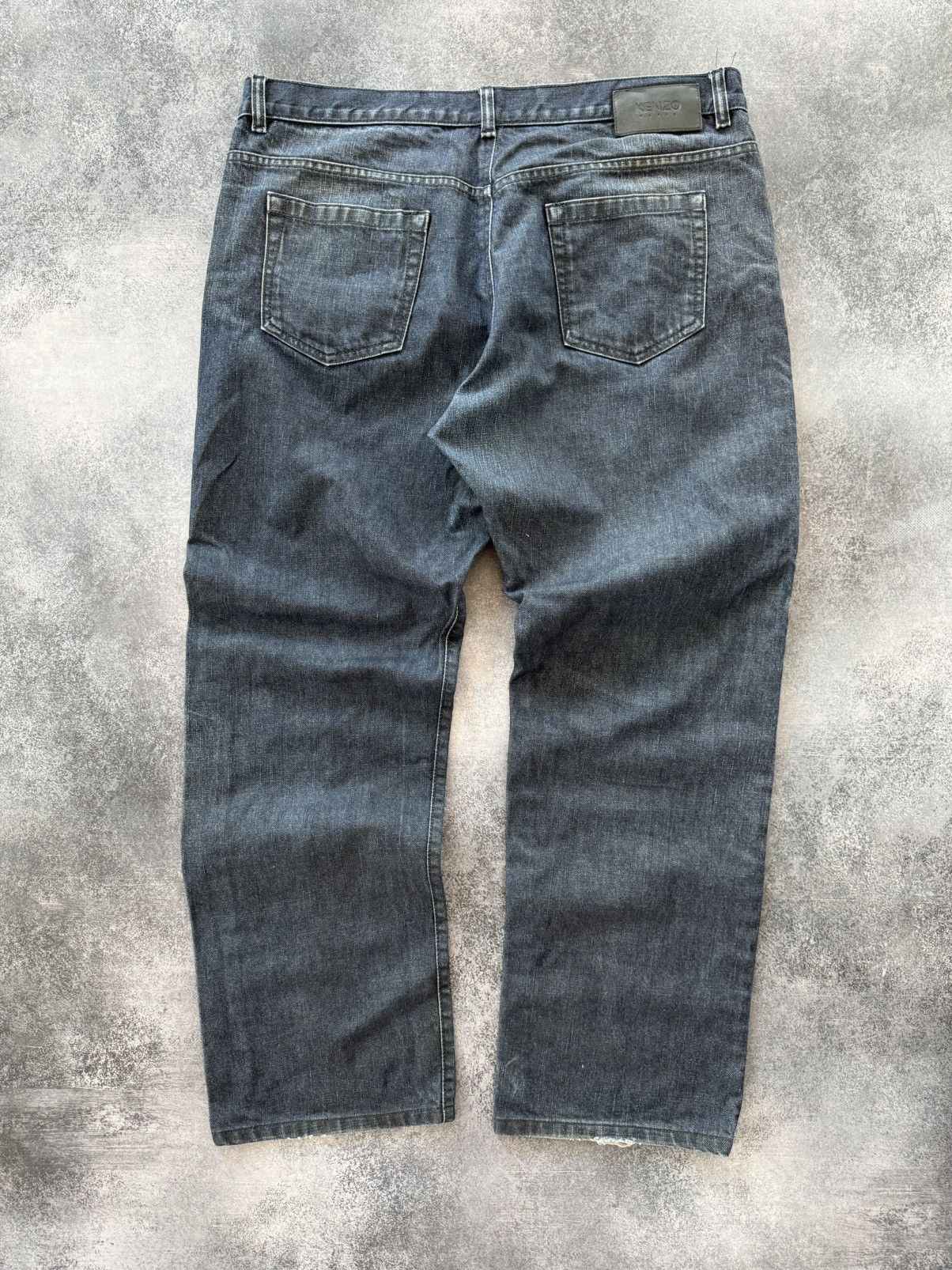 Kenzo Kenzo vintage Y2K distressed denim jeans y2k Size US 36 / EU 52 - 2 Thumbnail