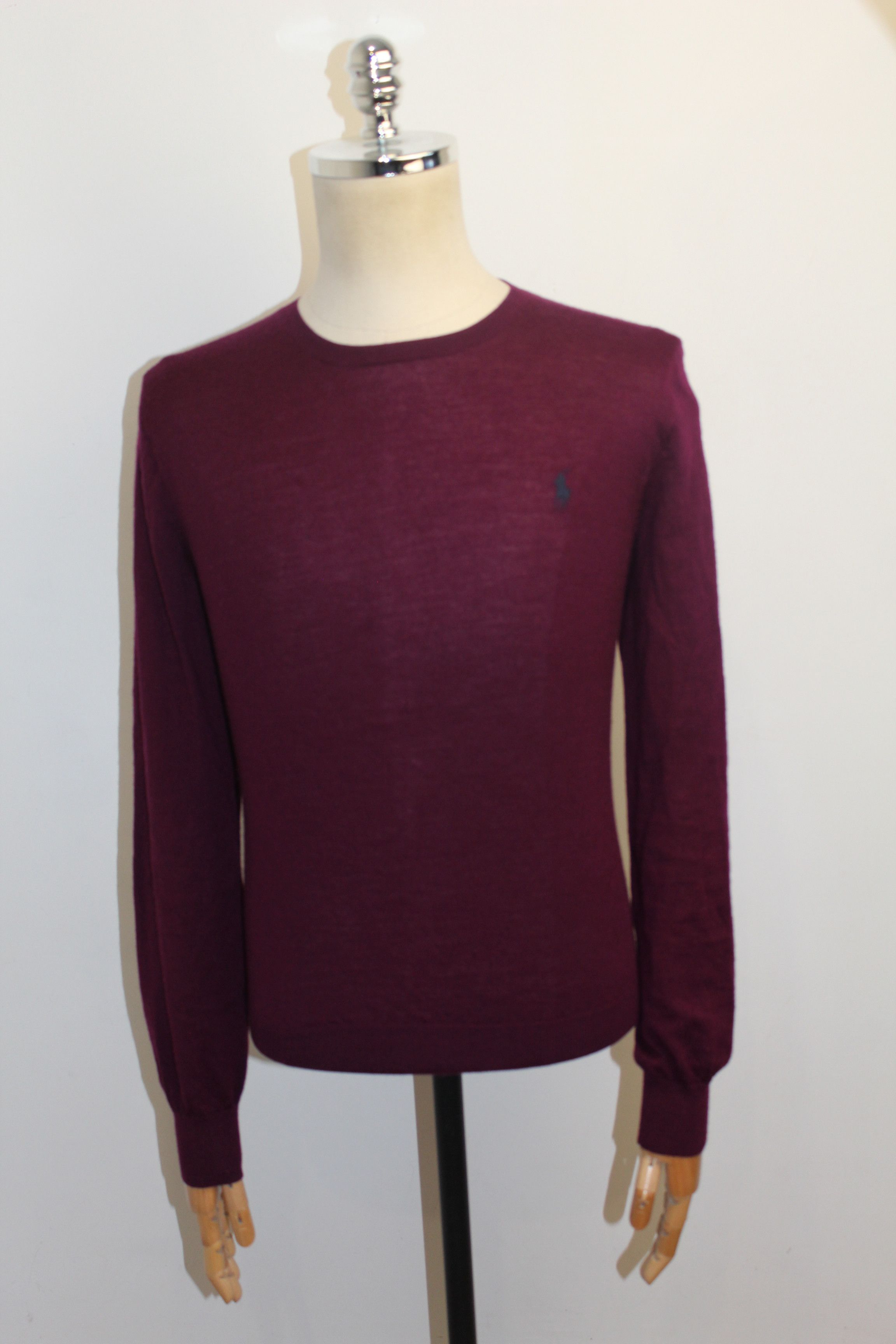 Polo Ralph Lauren Men's RALPH LAUREN Crew Neck Wool Jumper Size US M / EU 48-50 / 2 - 2 Thumbnail
