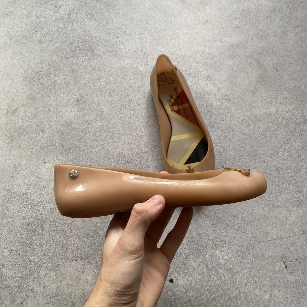 Melissa × Vivienne Westwood Vivienne Westwood × Melissa Anglomania Black Ballet Flats 38 Size US 8 / IT 38 - 3 Thumbnail