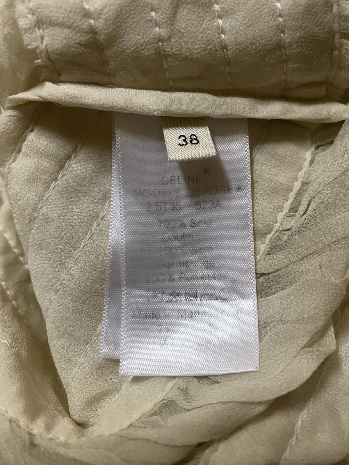 Celine Celine Phoebe Philo Era Blouson Zip Bomber Style Silk Jacket Size XS / US 0-2 / IT 36-38 - 9 Thumbnail