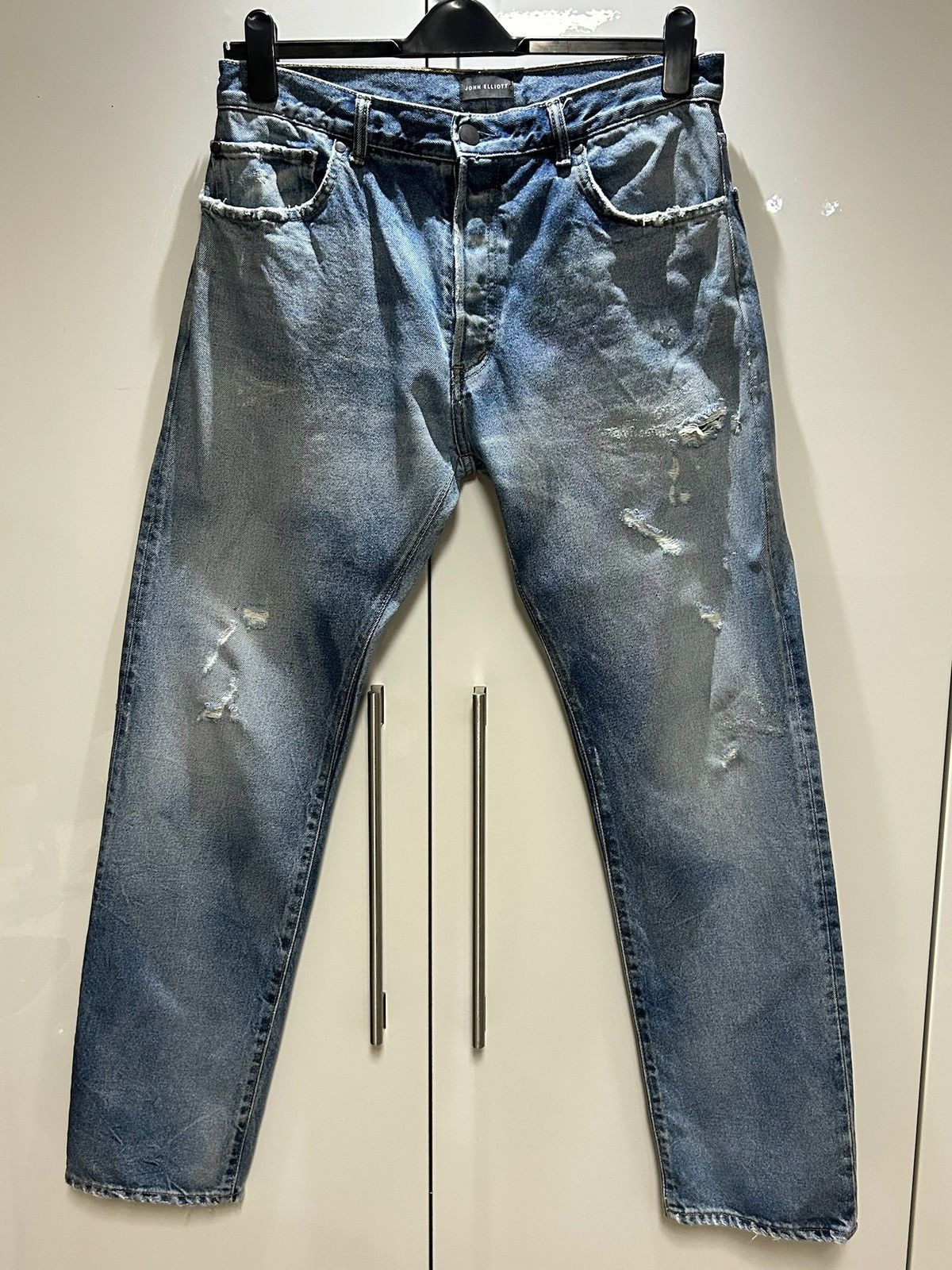 Evisu No.3 Baby Blue Daicock Raw Denim Jean