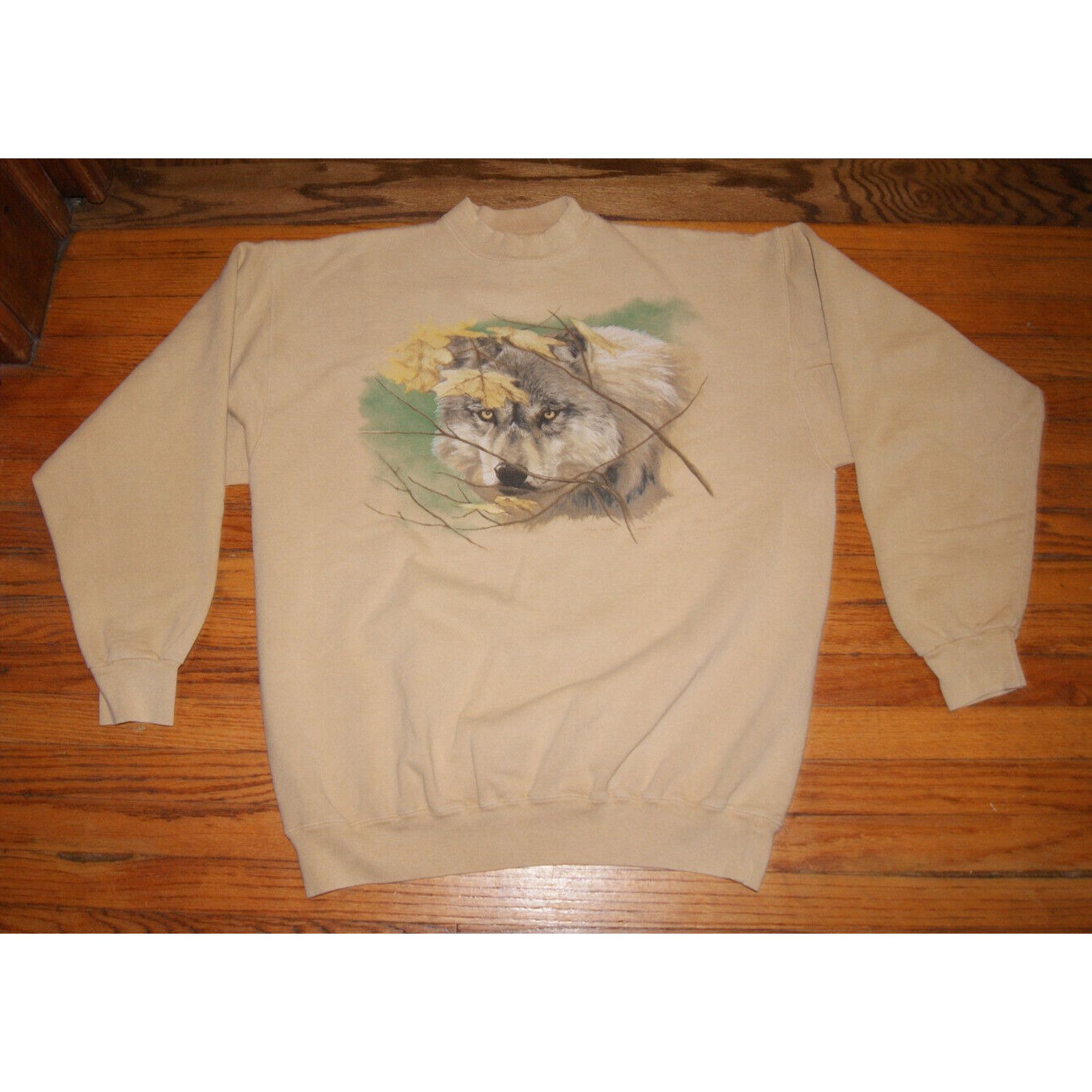 Other VTG 90s Wolf Crewneck Sweatshirt L Nature National Wildlife Size US L / EU 52-54 / 3 - 2 Thumbnail