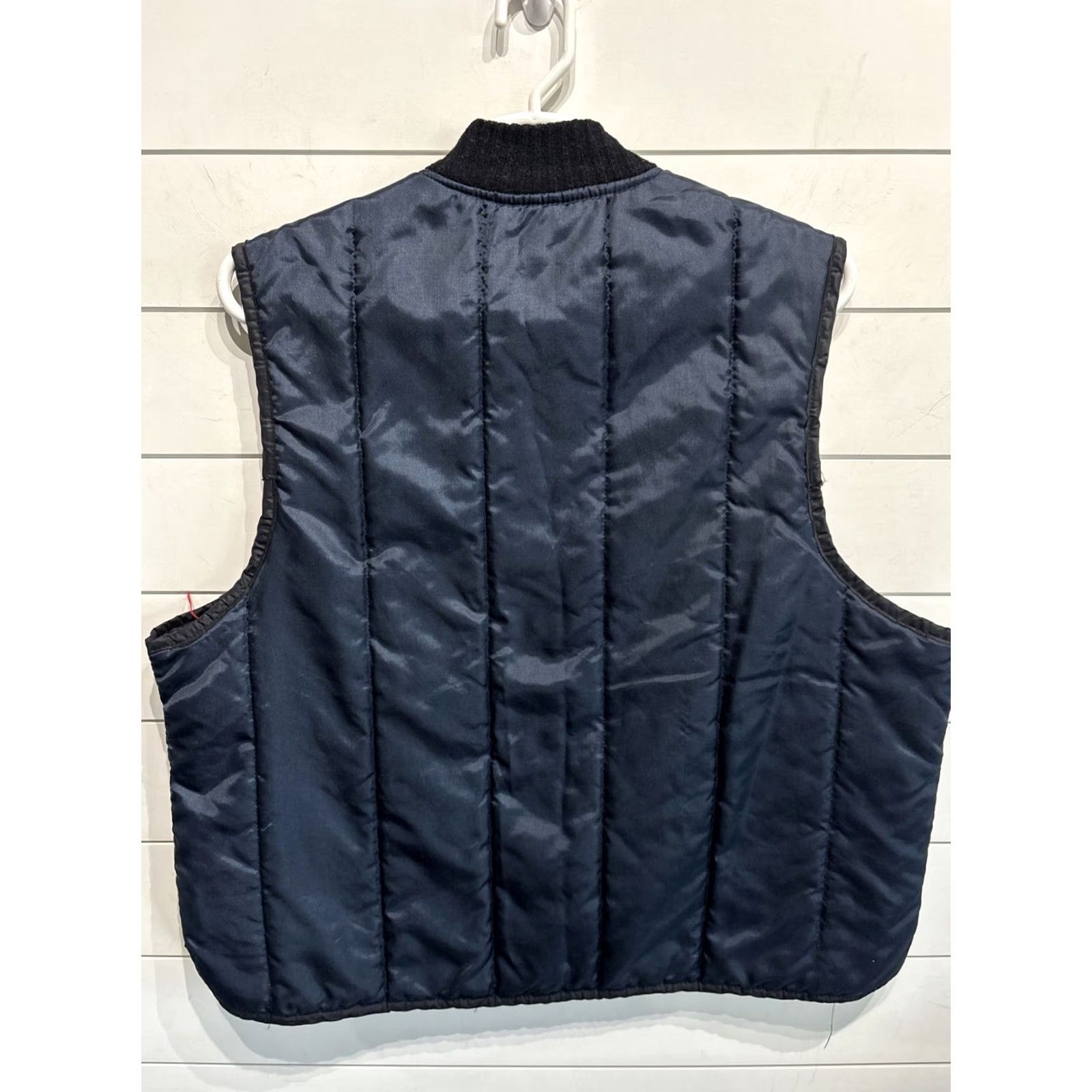 Ford VINTAGE Ford F-150 Western Puffer Vest Blue Nylon Mens XL Jacket, Casual, 70s 80s, Skiing Style Size US XL / EU 56 / 4 - 5 Thumbnail