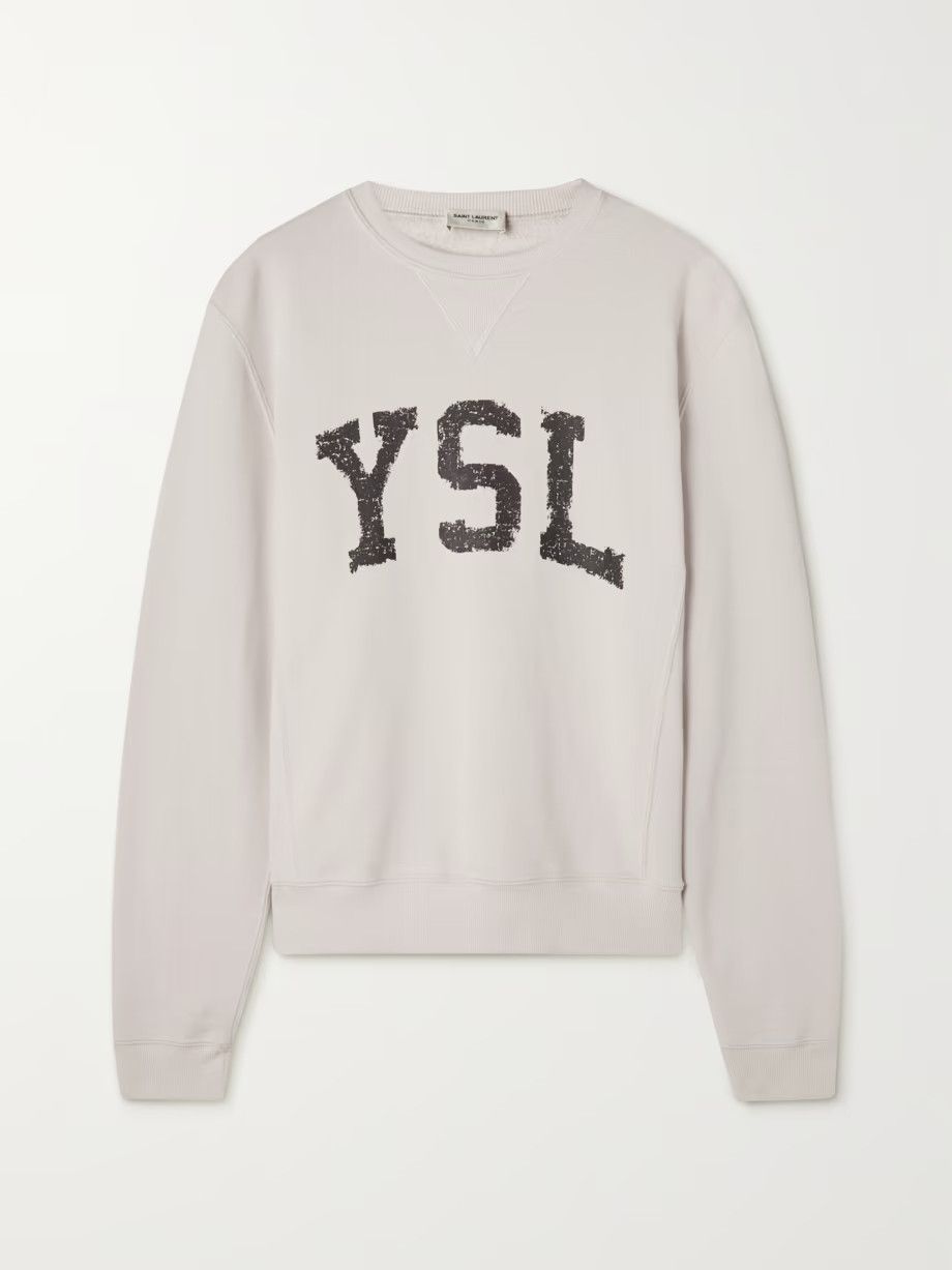 o1tp1o0325 Cotton Jersey Sweatshirt in Off White