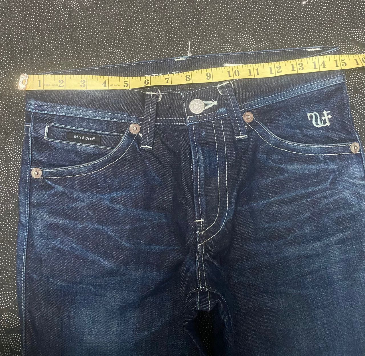 If Six Was Nine 💥FLARE💥DELAY by UFIN & SON DISTRESSED DENIM Size US 30 / EU 46 - 3 Thumbnail